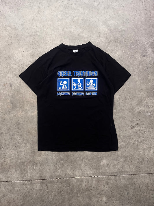 Greek triathlon tee - L