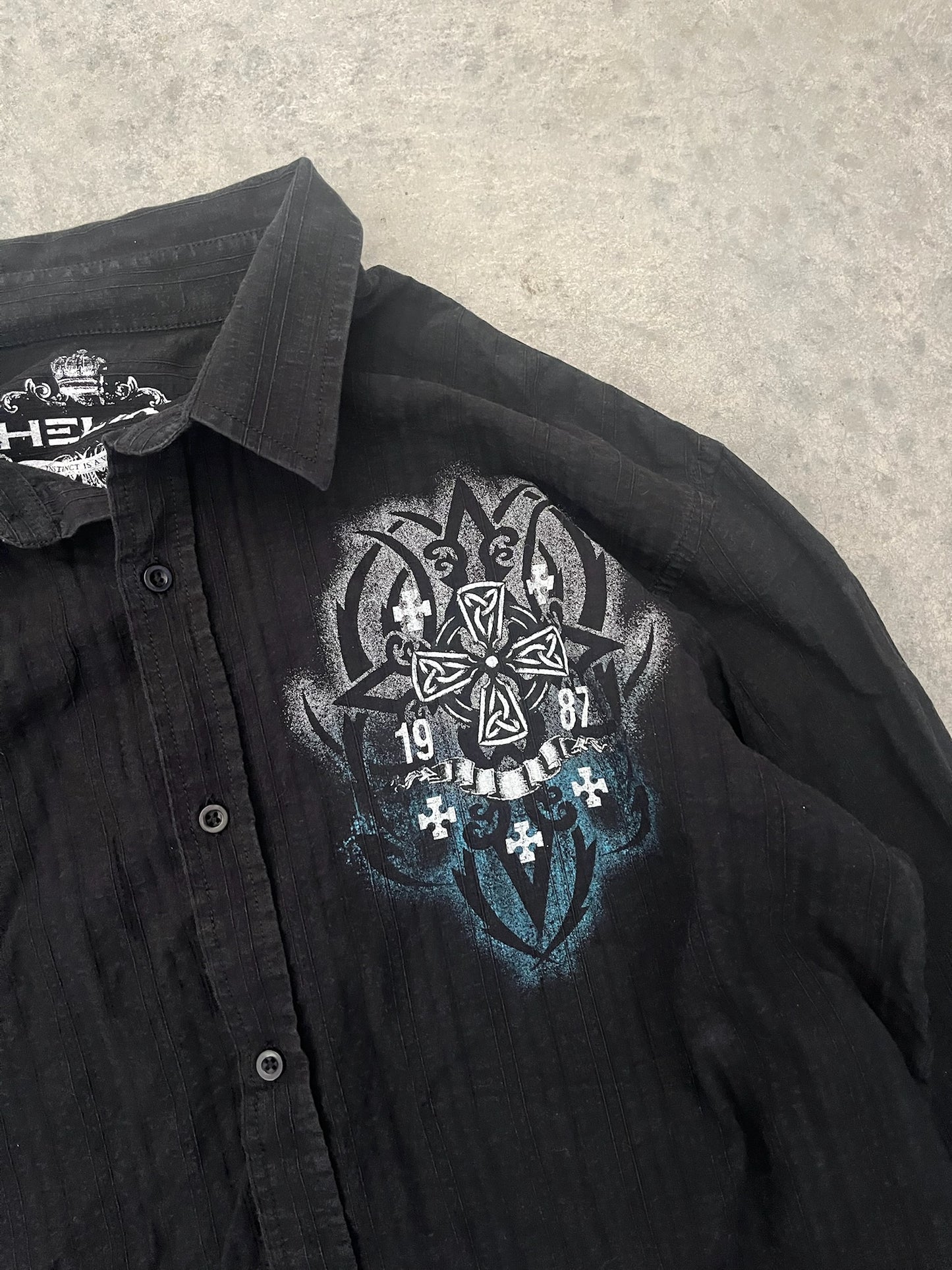 Helix long sleeve button up