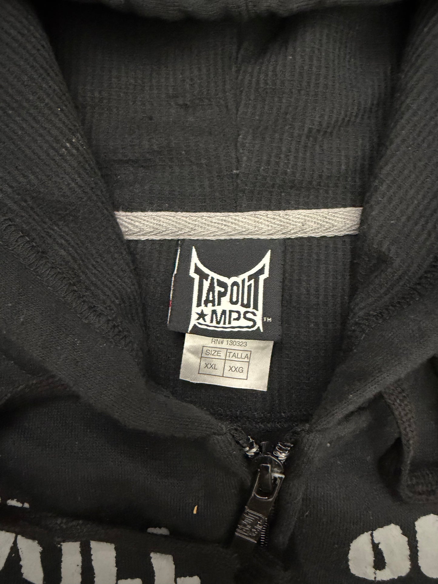 tapout zip up hoodie - XXL