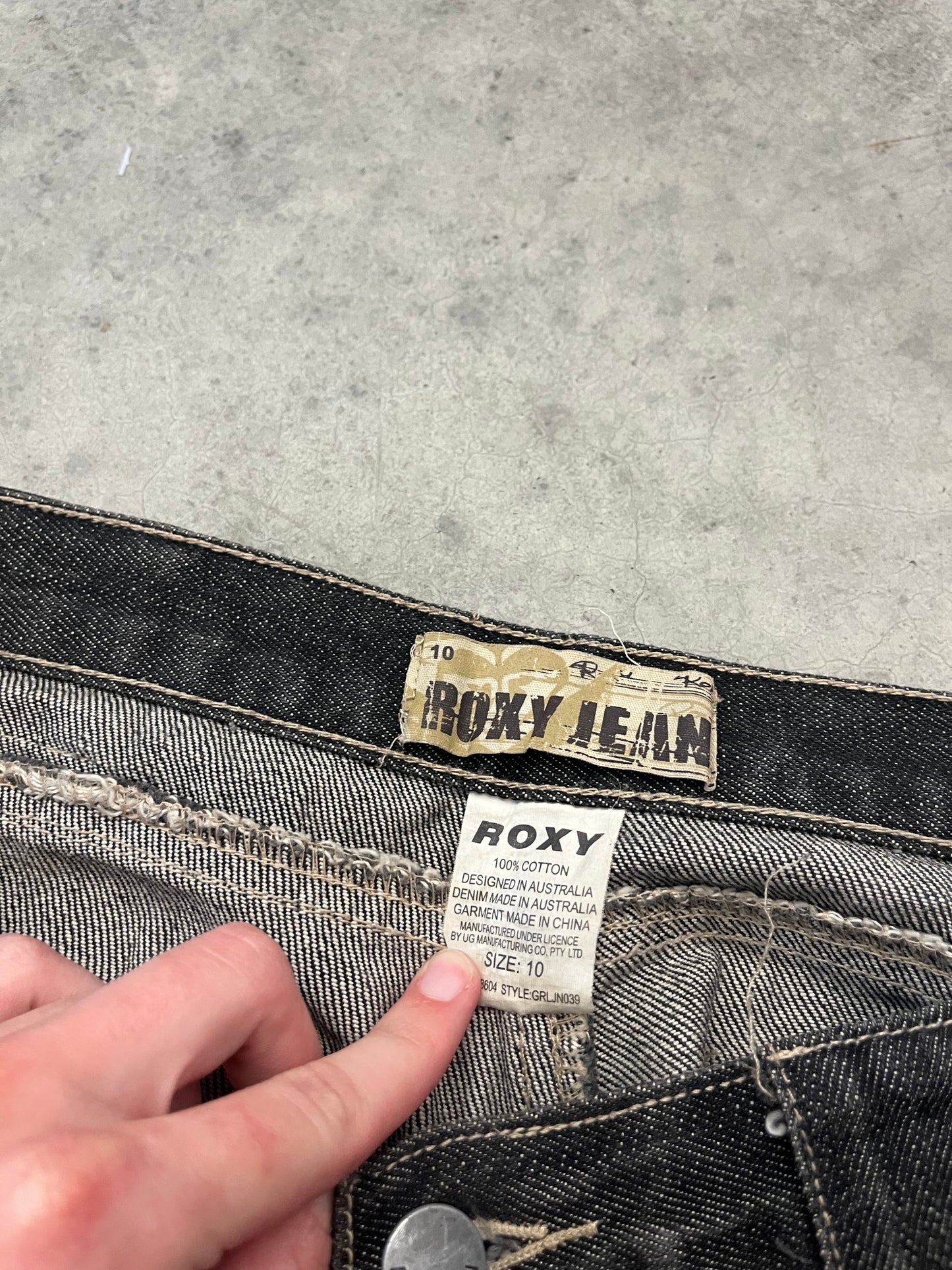 roxy spellout jeans - 31