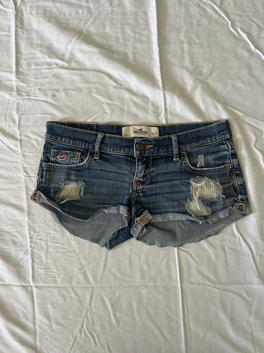 hollister denim mini shorts - 28