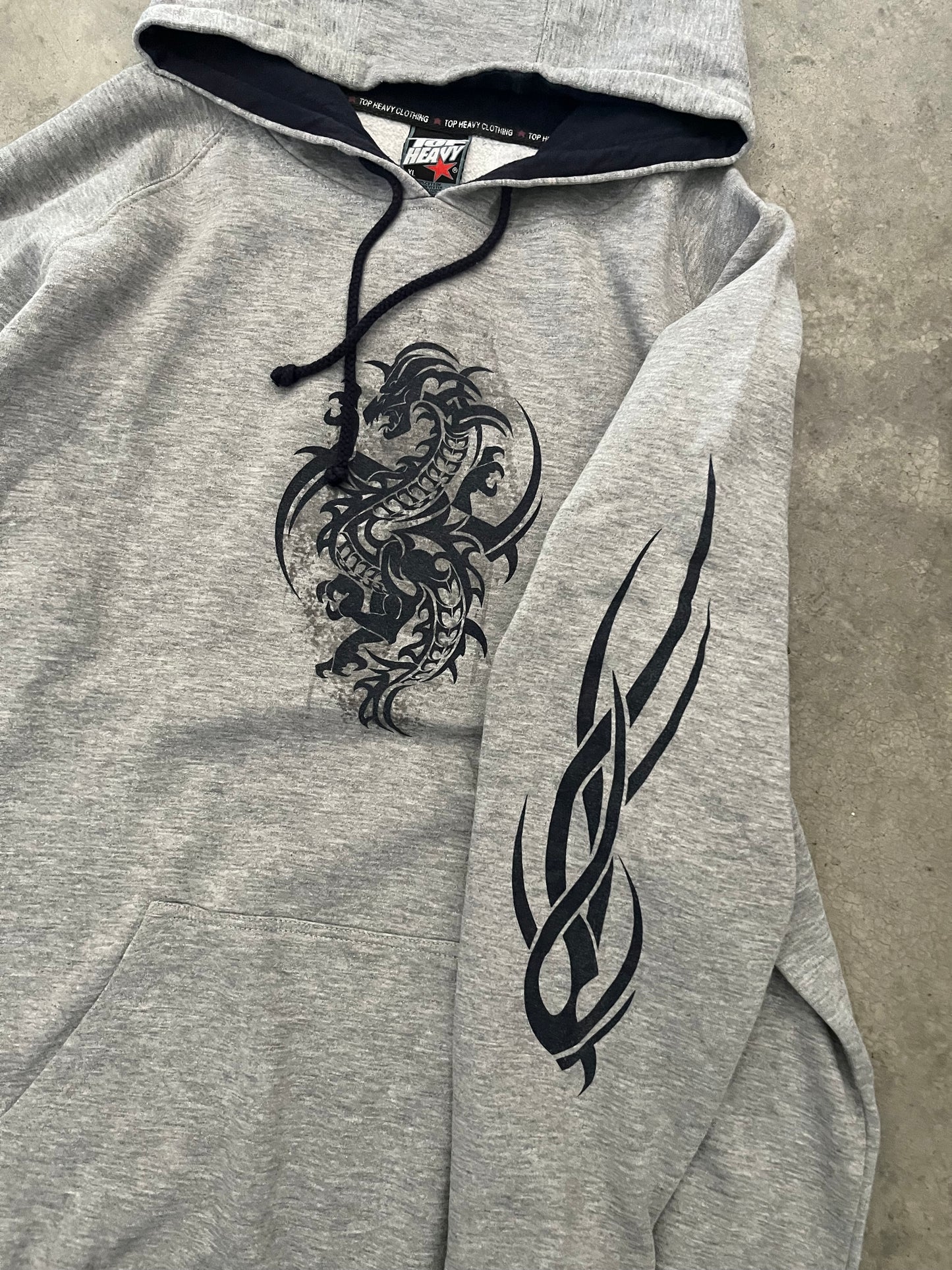 top heavy hoodie - XL