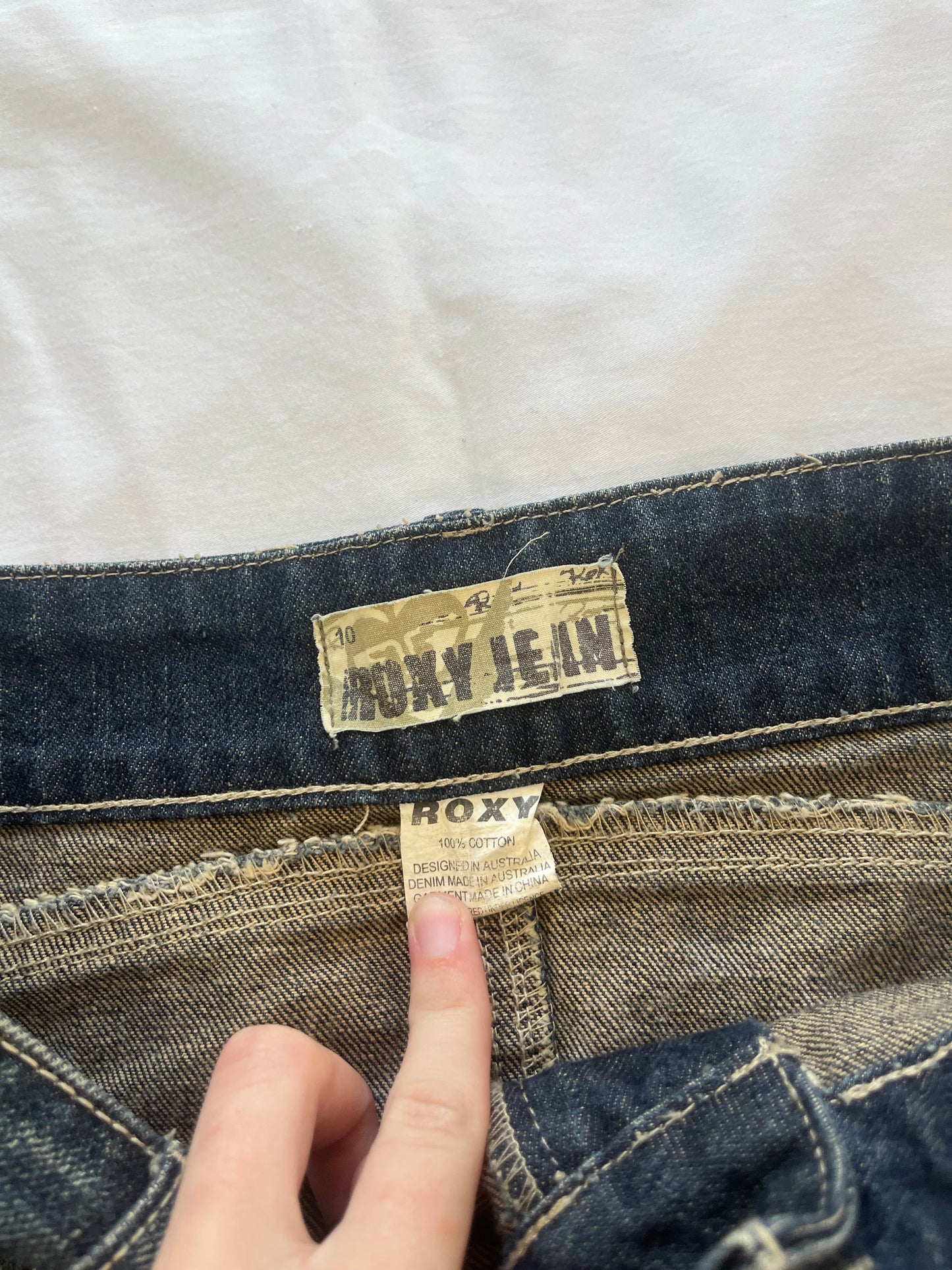 roxy denim mini skirt - 31