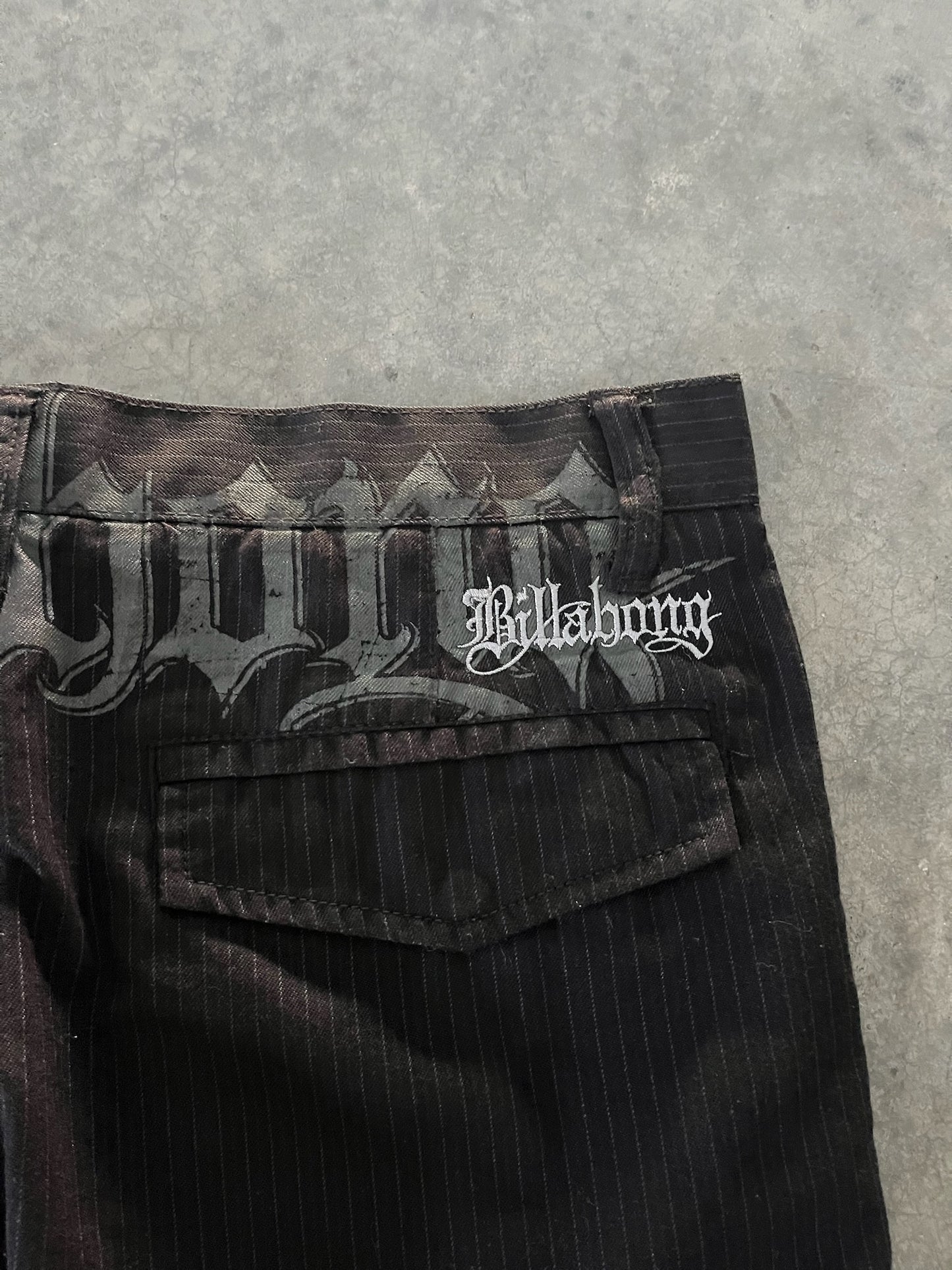 billabong pinstripe shorts