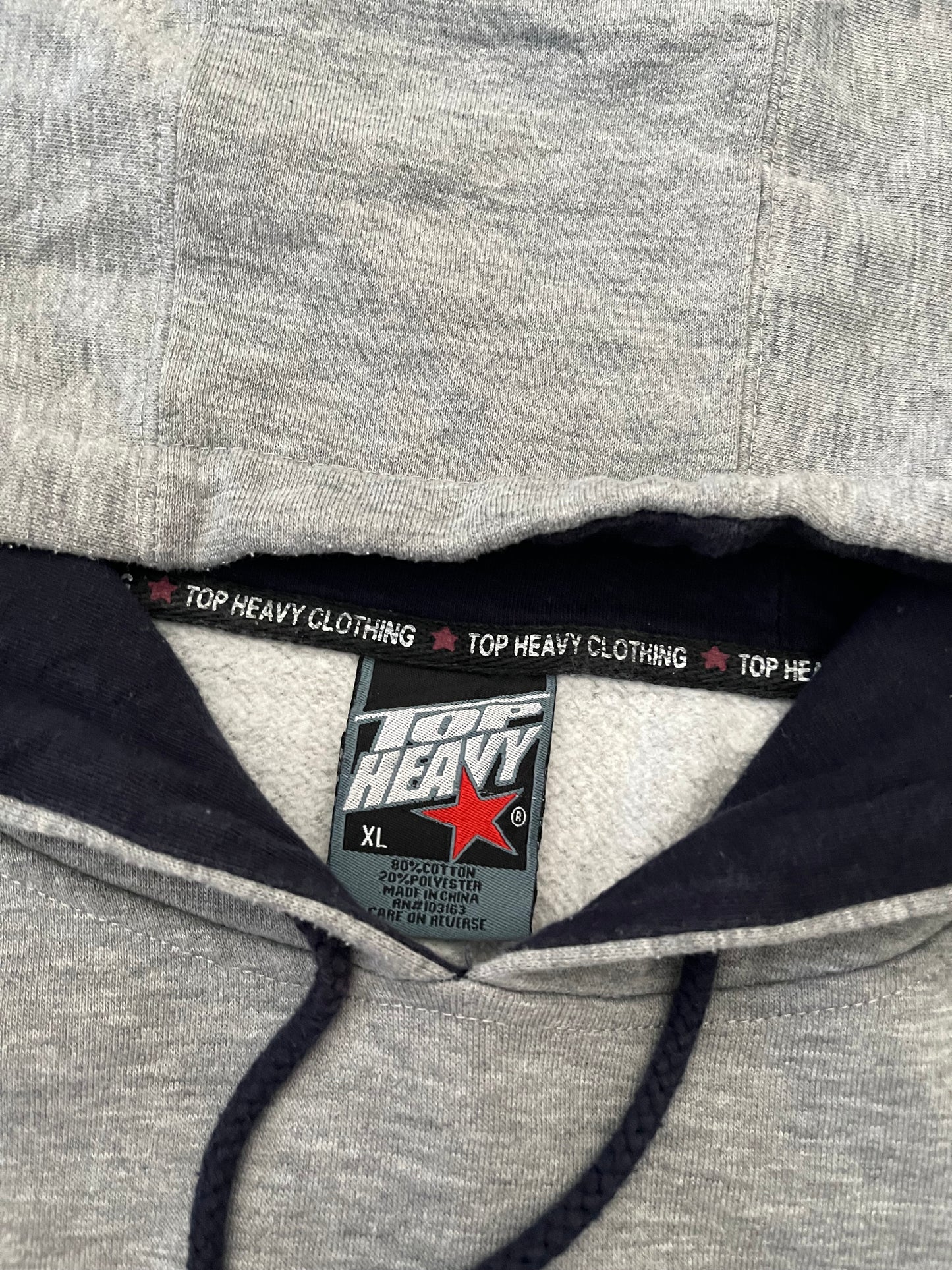 top heavy hoodie - XL