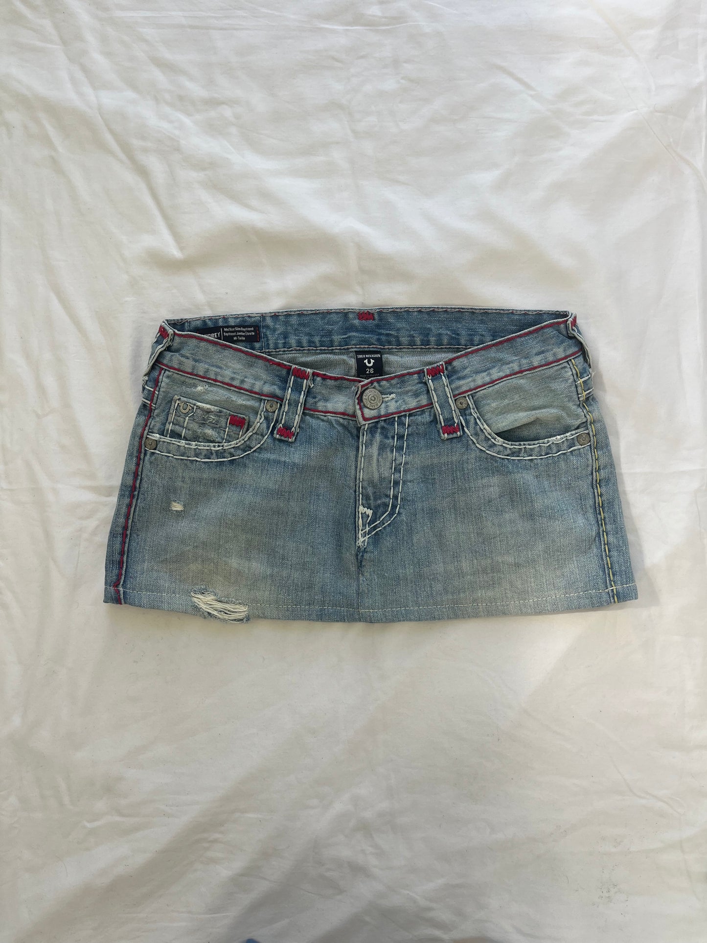 true religion denim mini skirt - 31