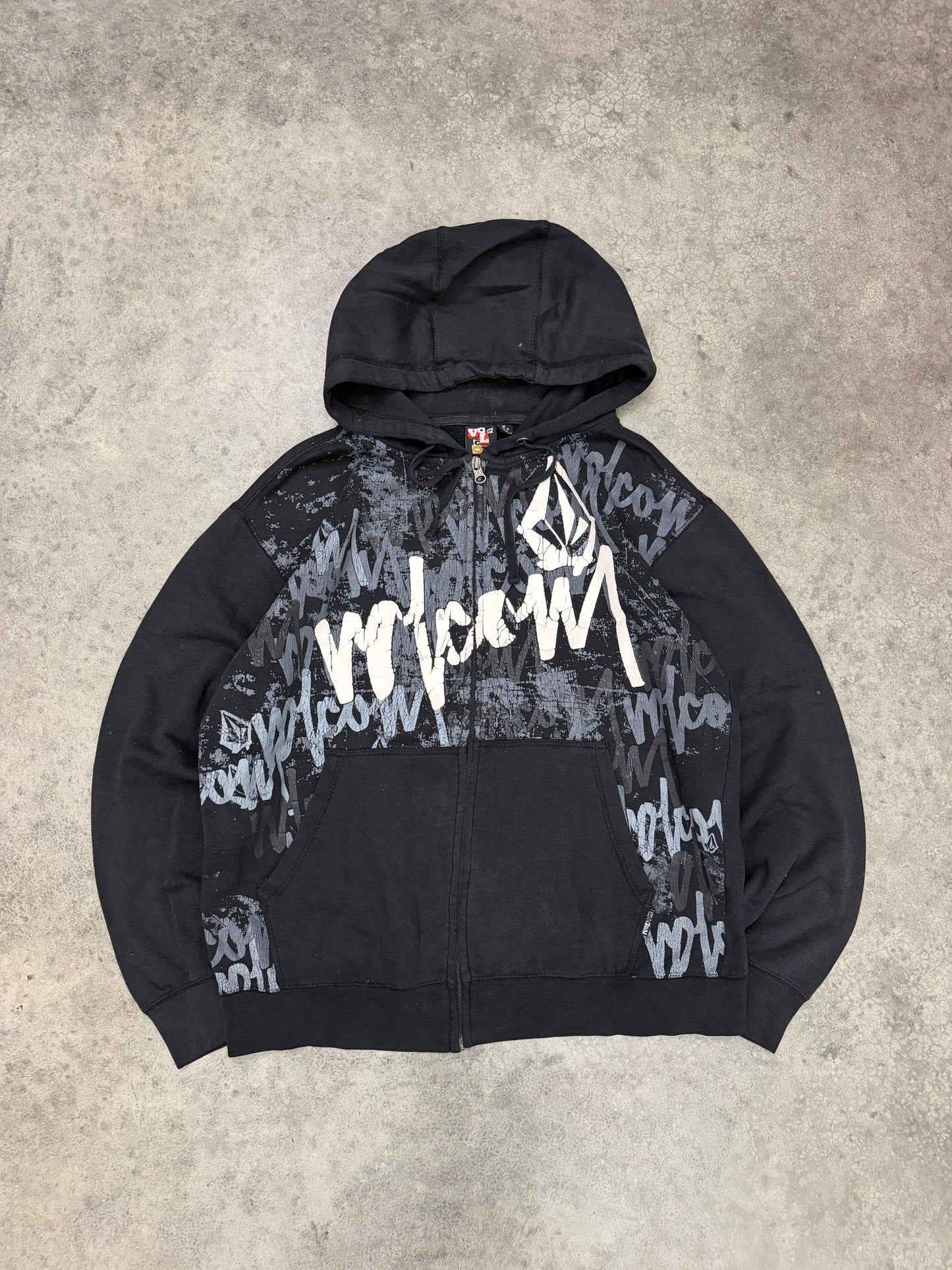volcom zip up hoodie -