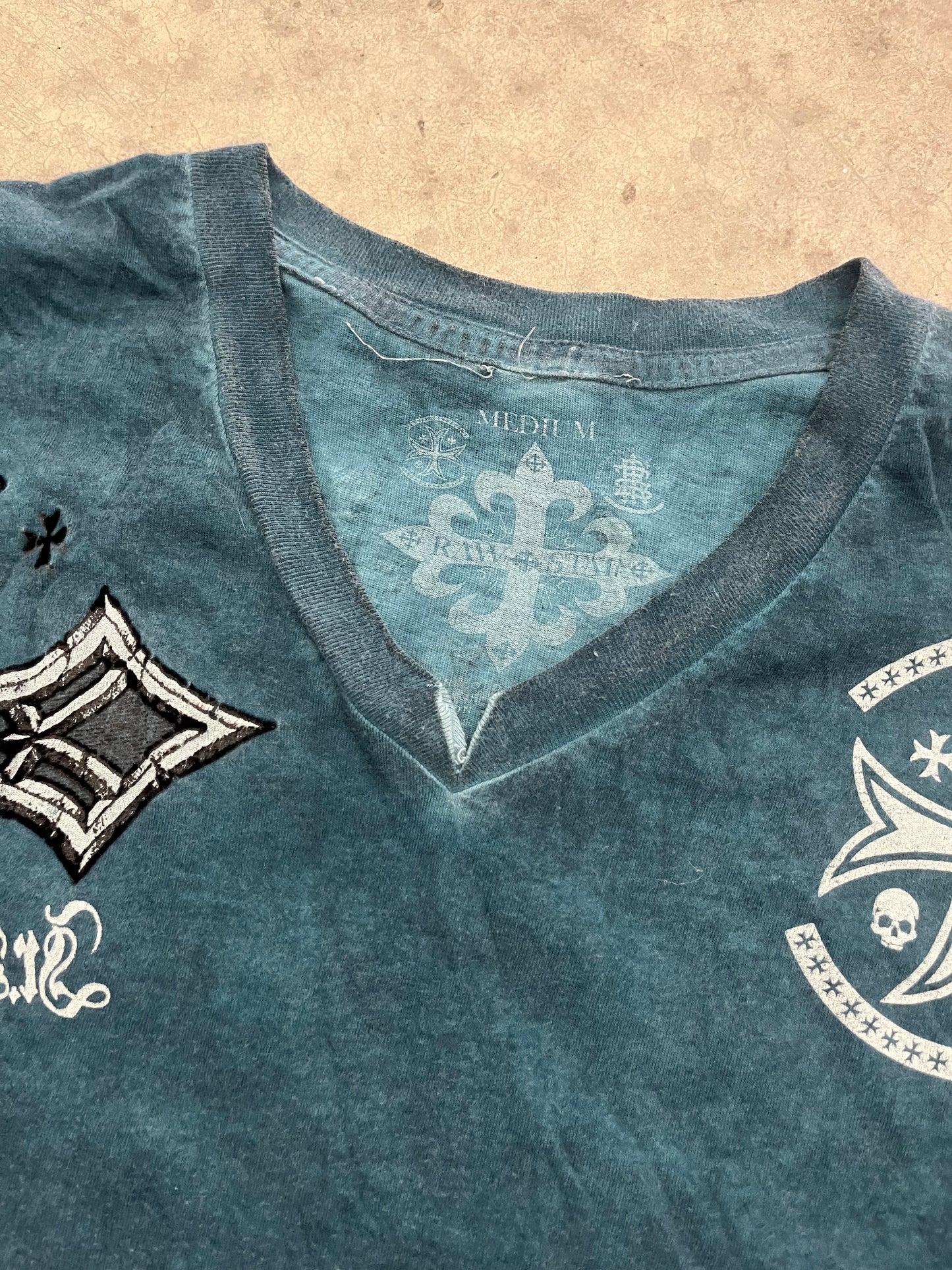 sick raw state tee - M