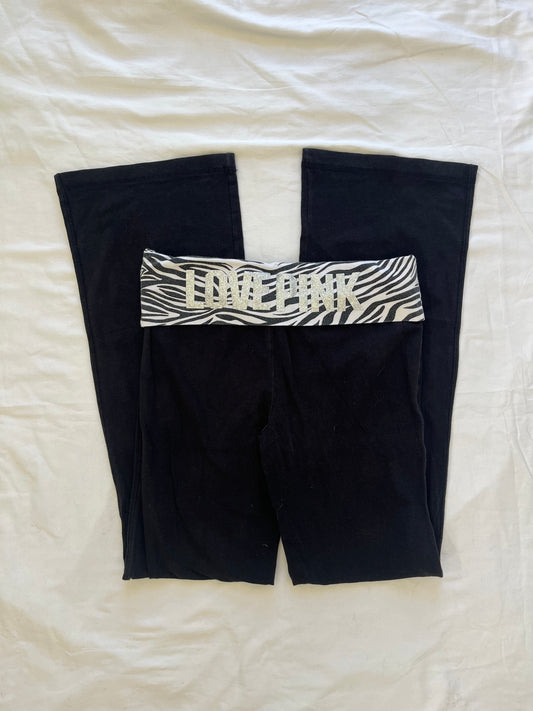 insane no boundaries fold over flared pants - S