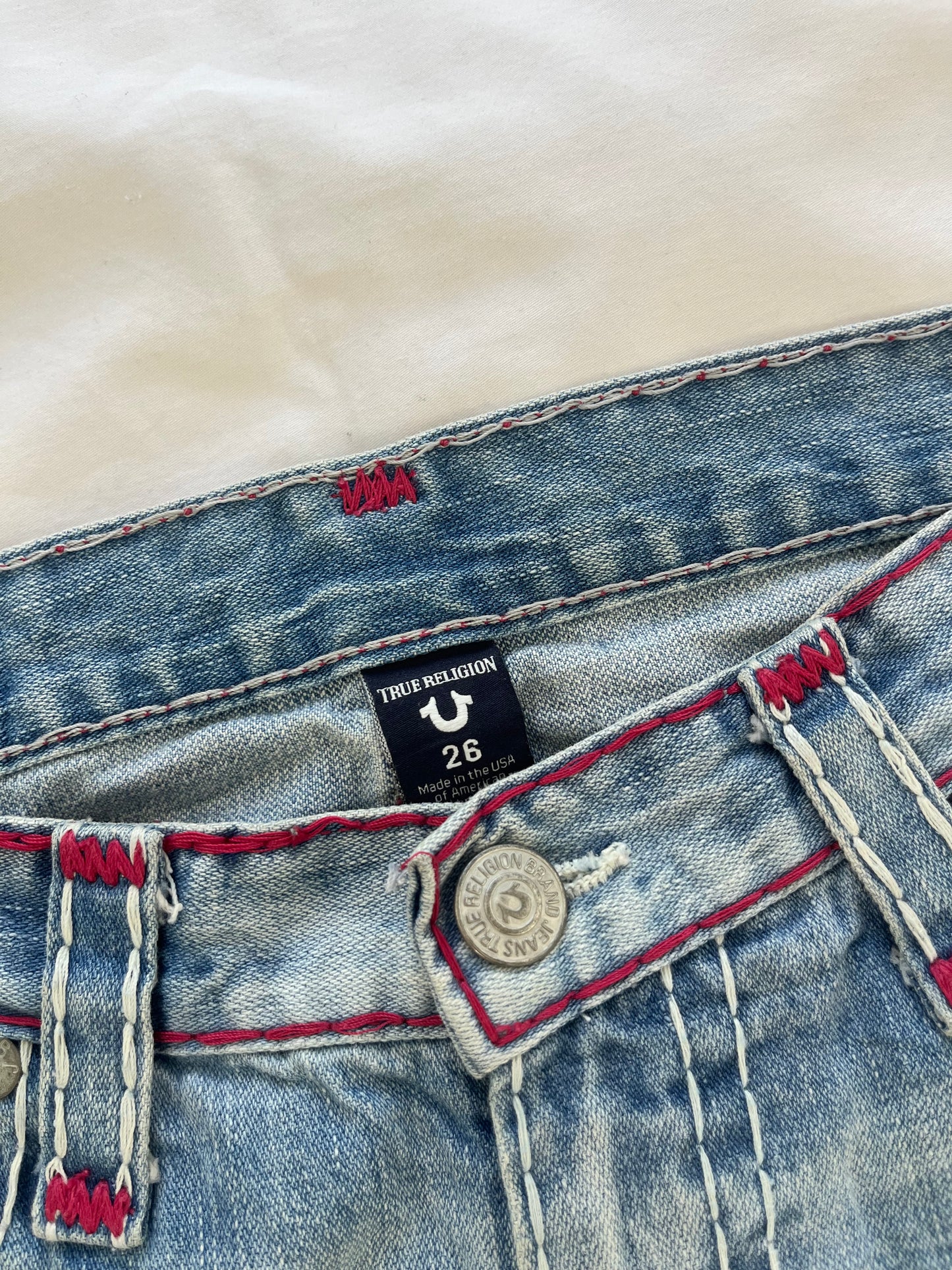 true religion denim mini skirt - 31