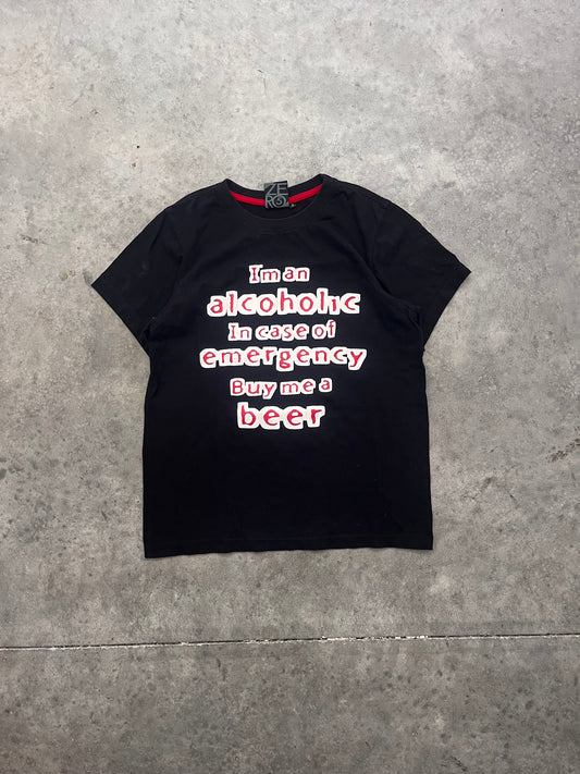 alcoholic tee - S