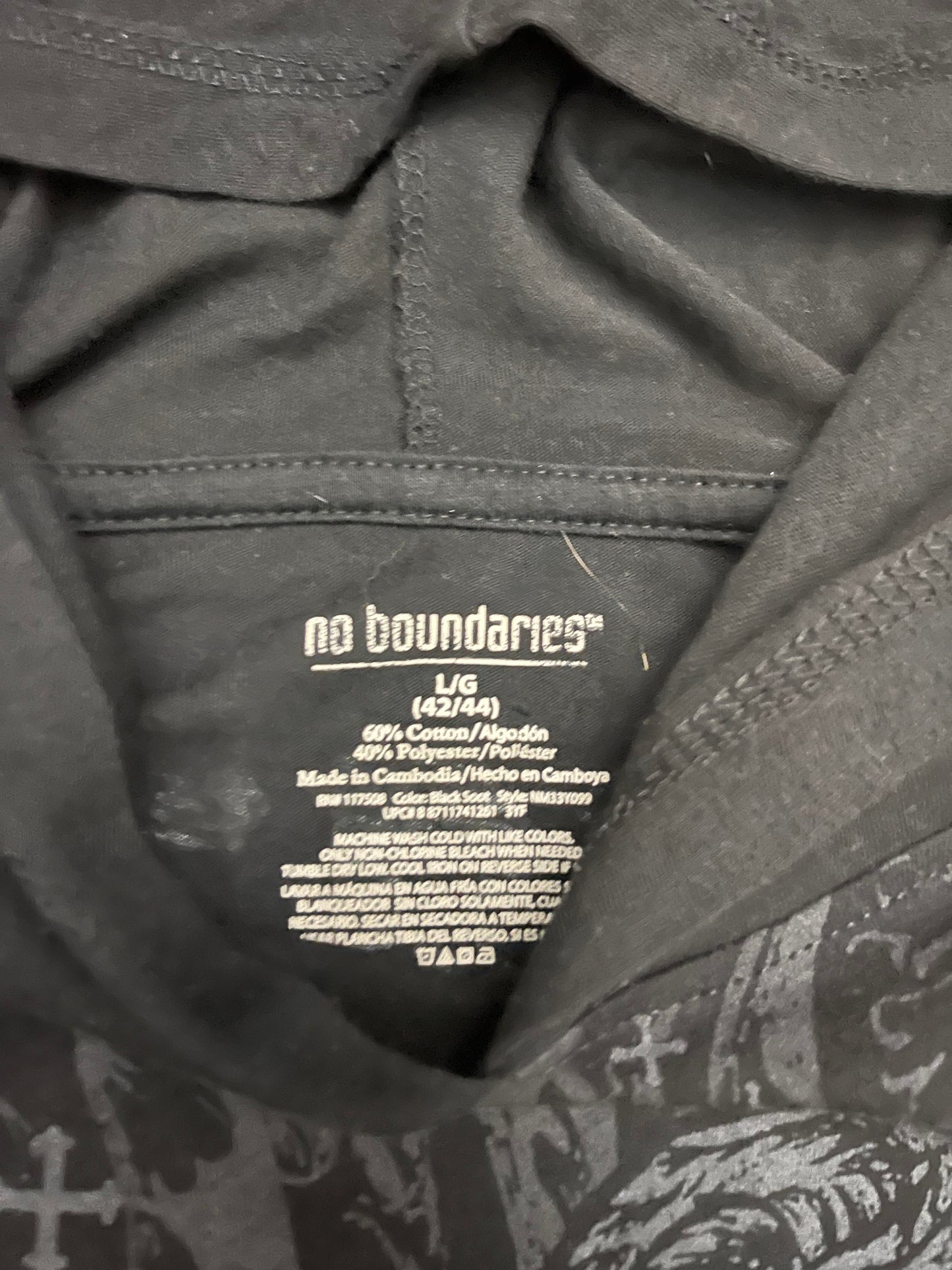 no boundaries long sleeve - L