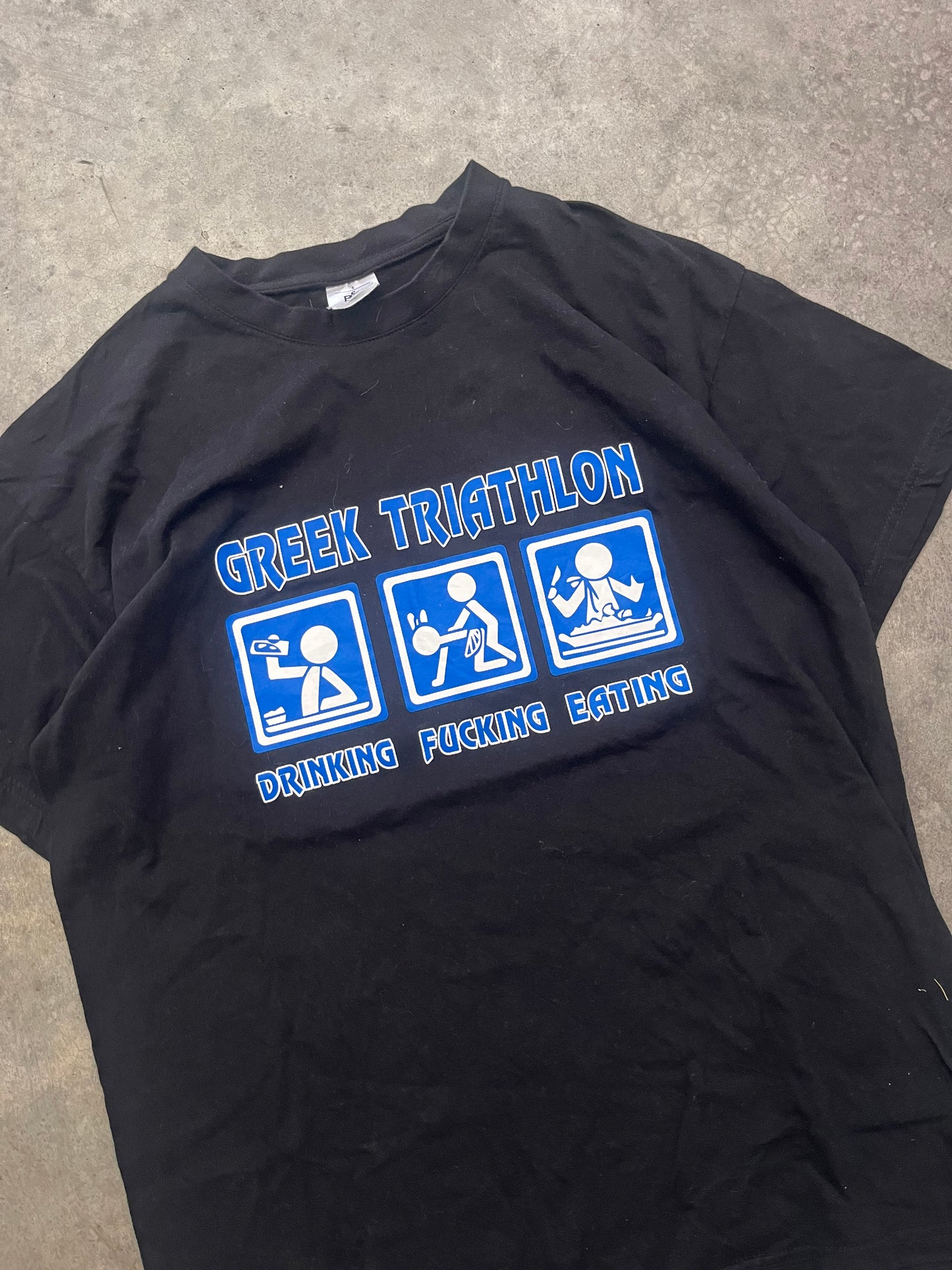 Greek triathlon tee - L