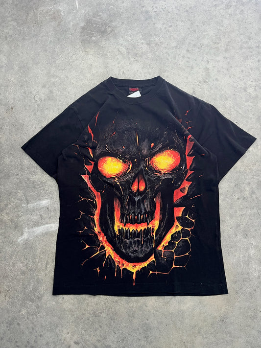 y2k skull tee