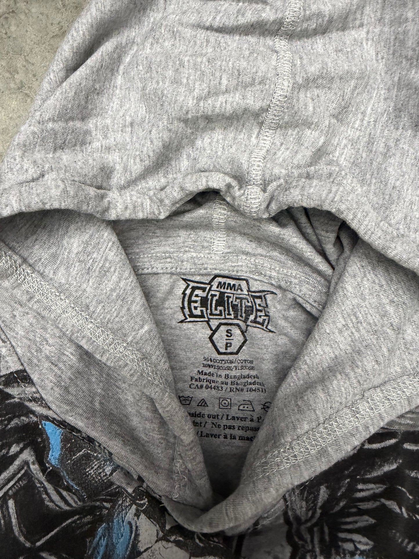 MMA elite hooded long sleeve - S
