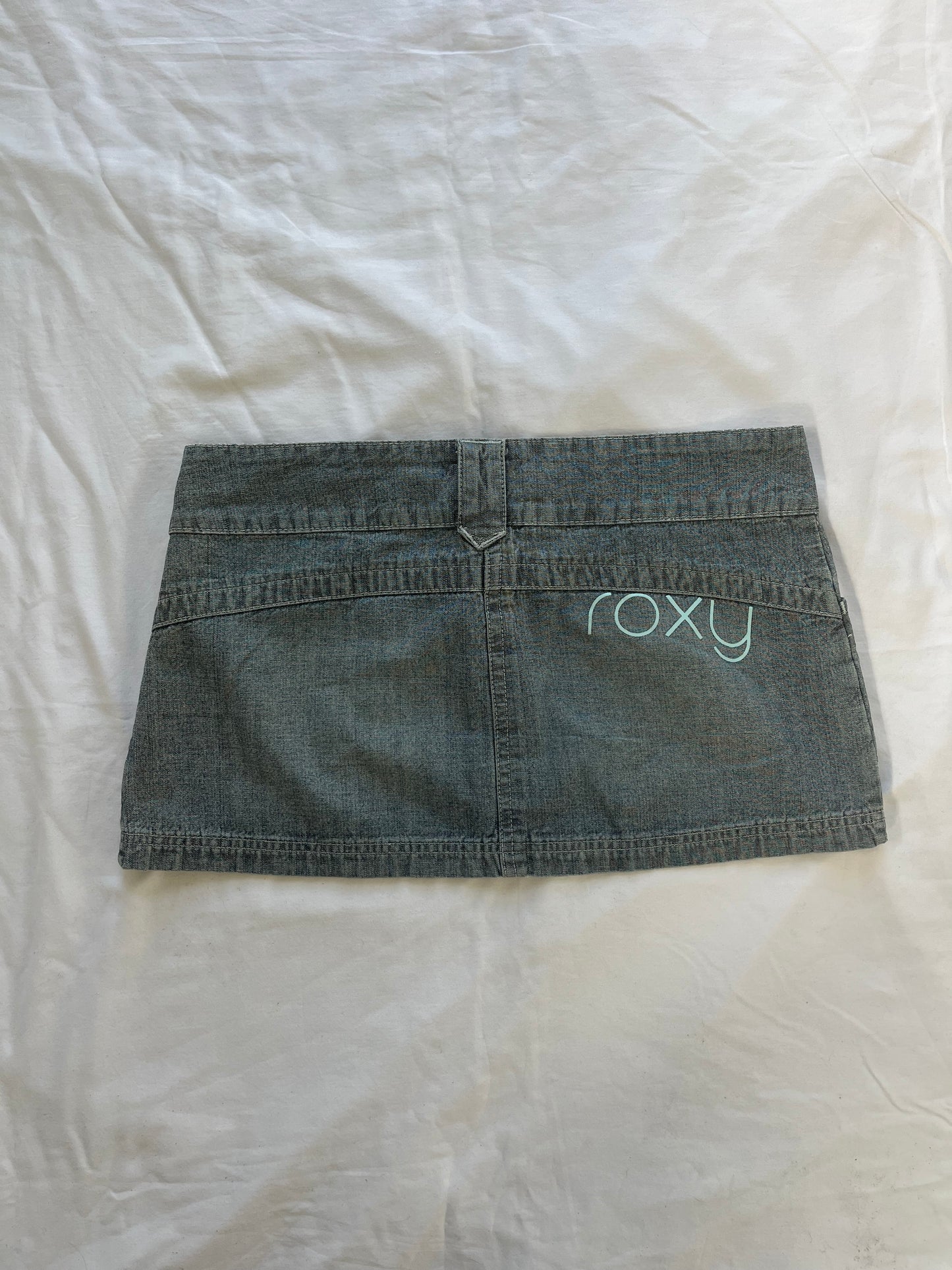 roxy denim mini skirt - 32
