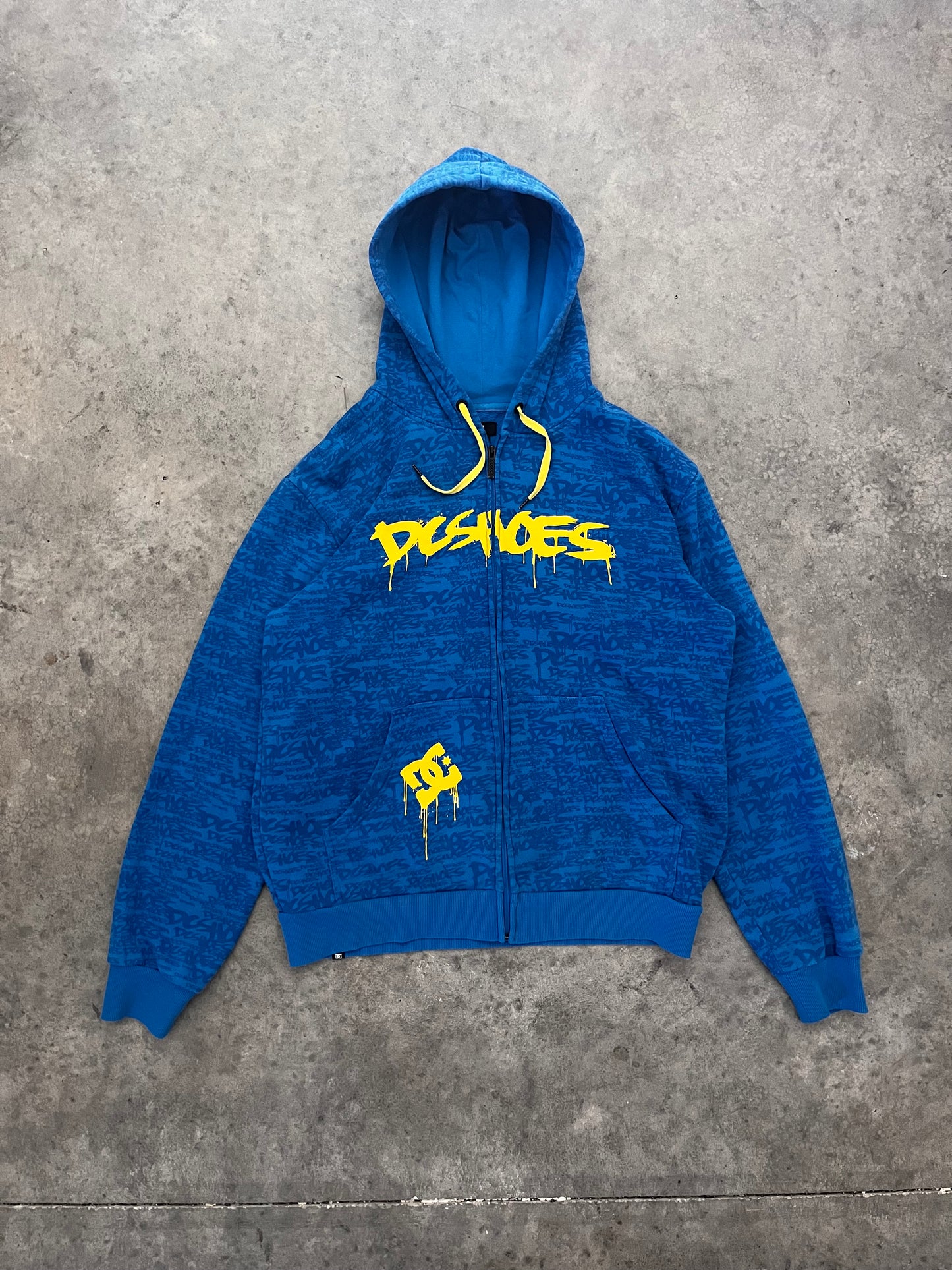 Blue aop DC hoodie