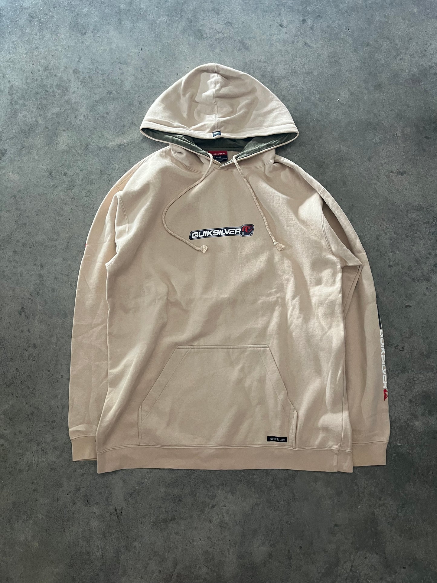 quiksilver hoodie - L