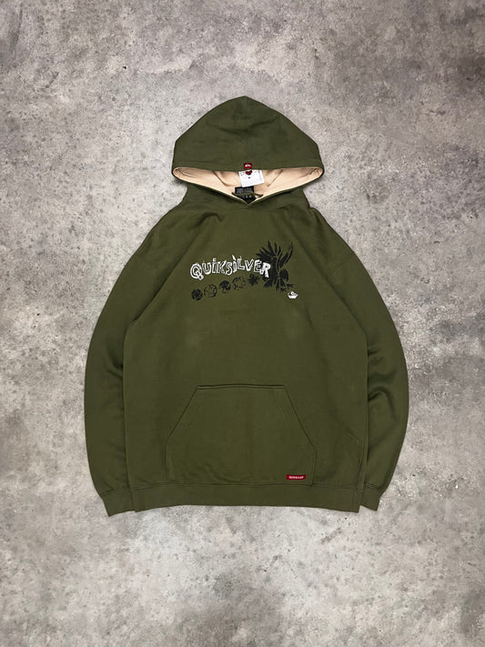 quiksilver hoodie - L
