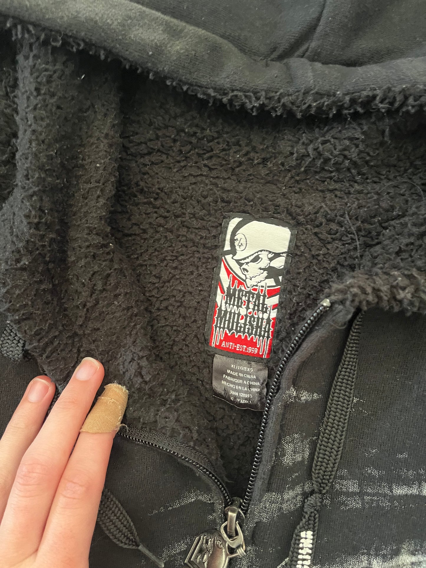 metal mulisha zipup - XL