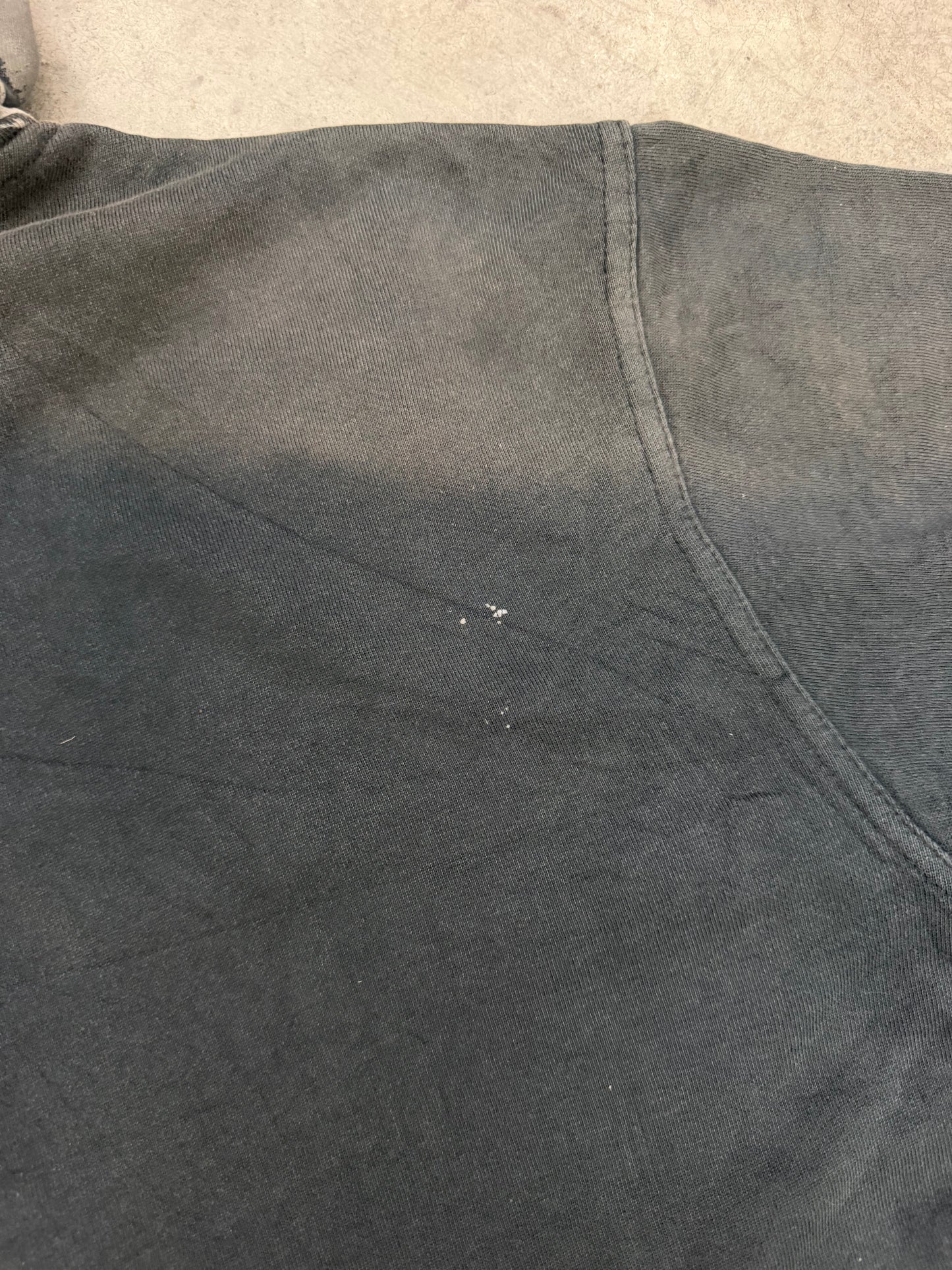 quiksilver faded zip up hoodie - M