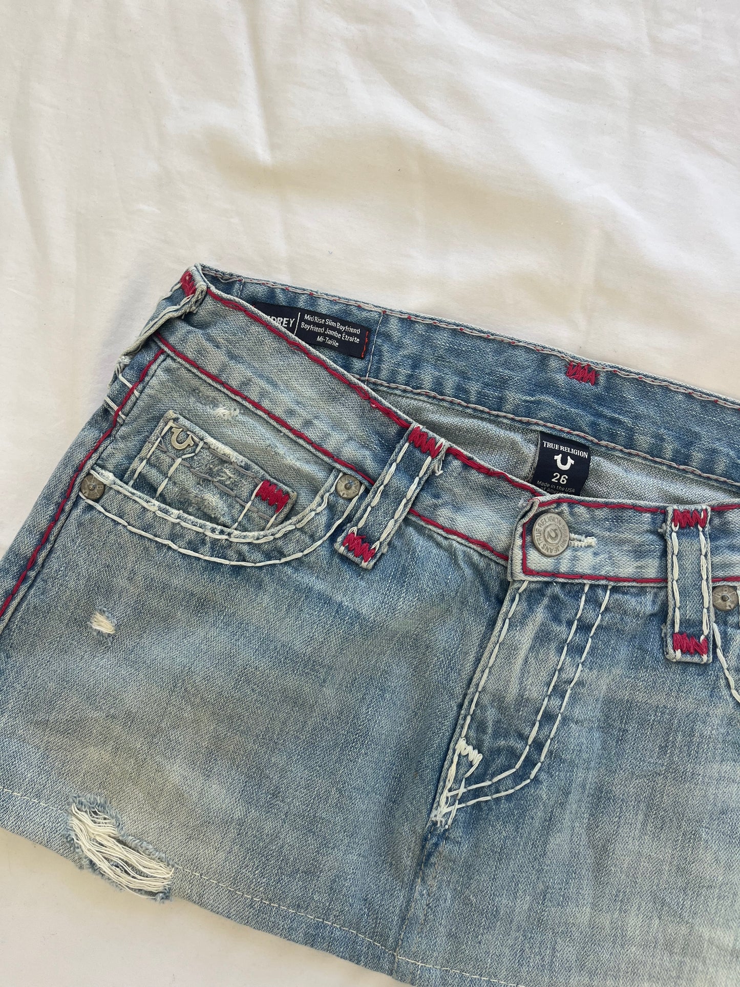 true religion denim mini skirt - 31