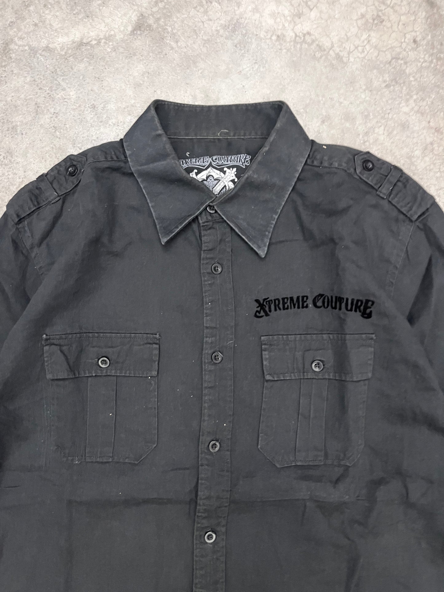 Xtreme couture button up - L
