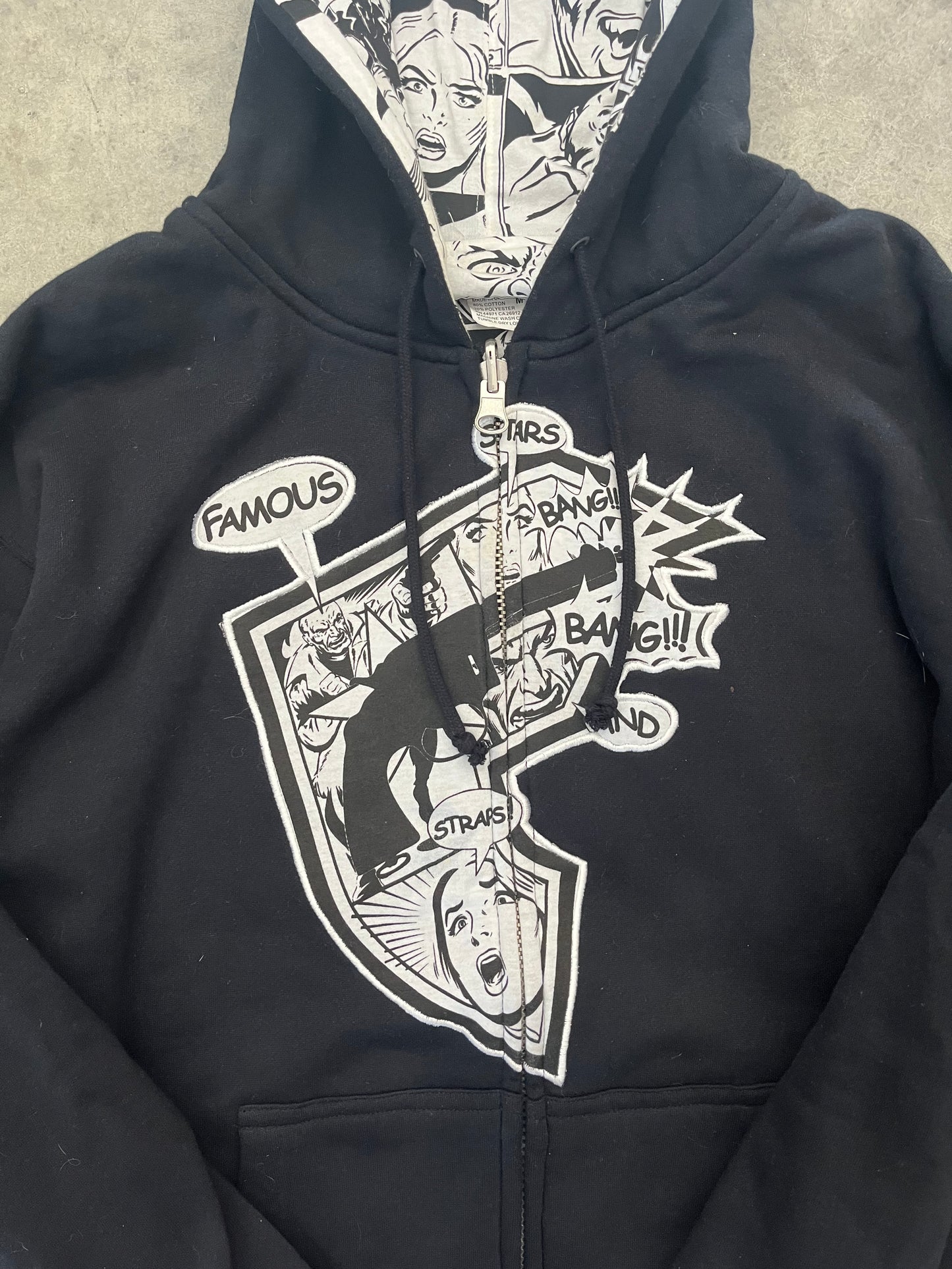 REVERSIBLE Famous stars and straps hoodie