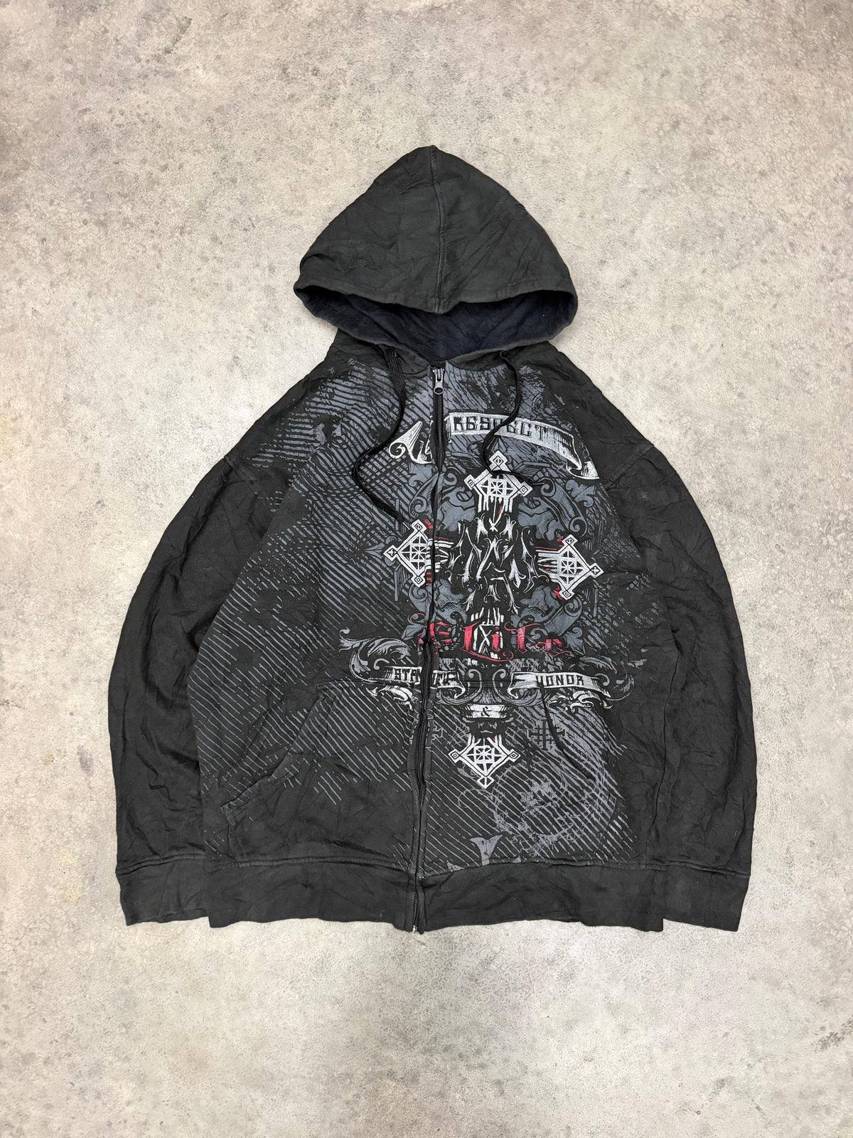 MMA elite zip up hoodie - M