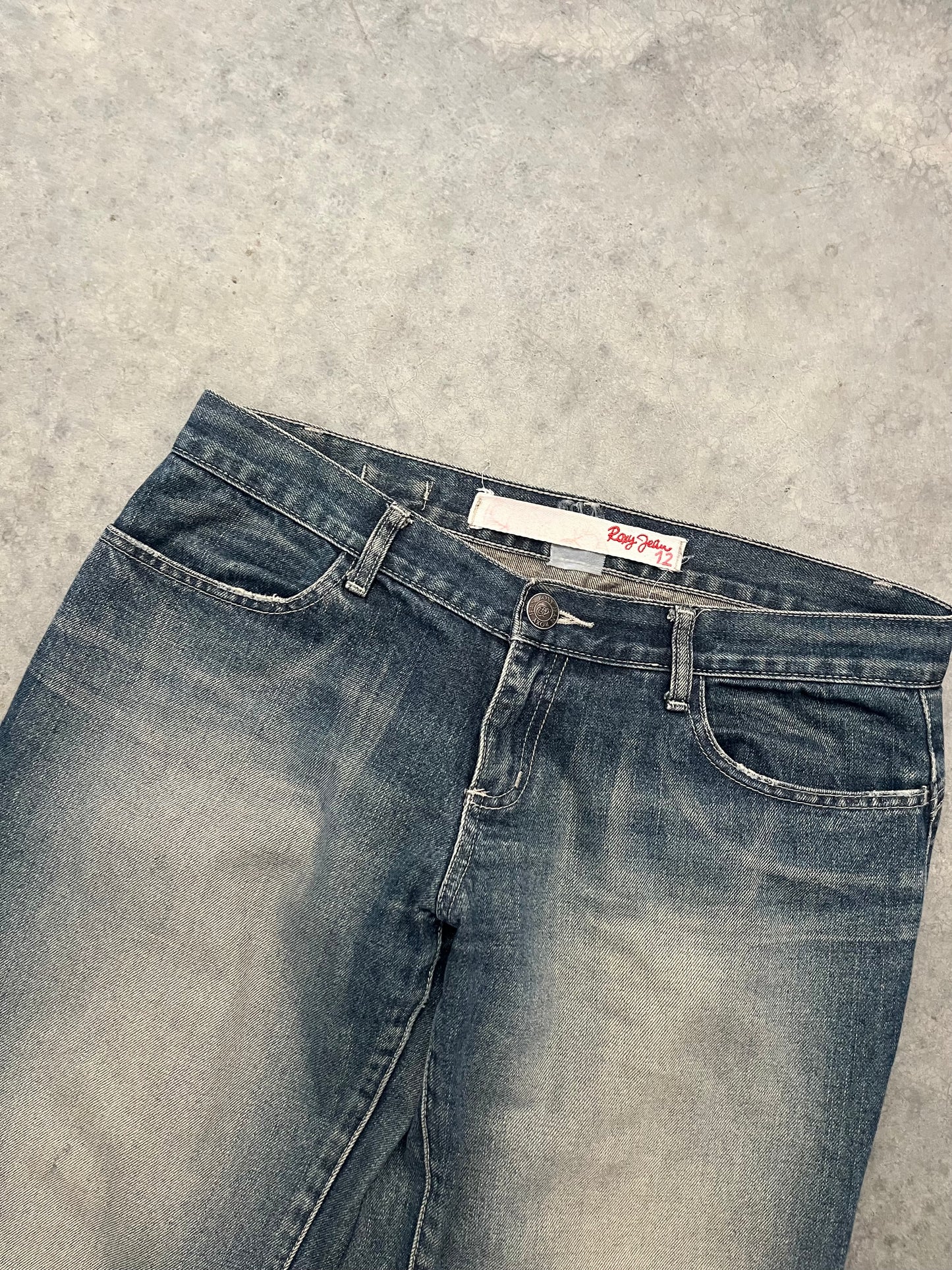 roxy spellout jeans - 34