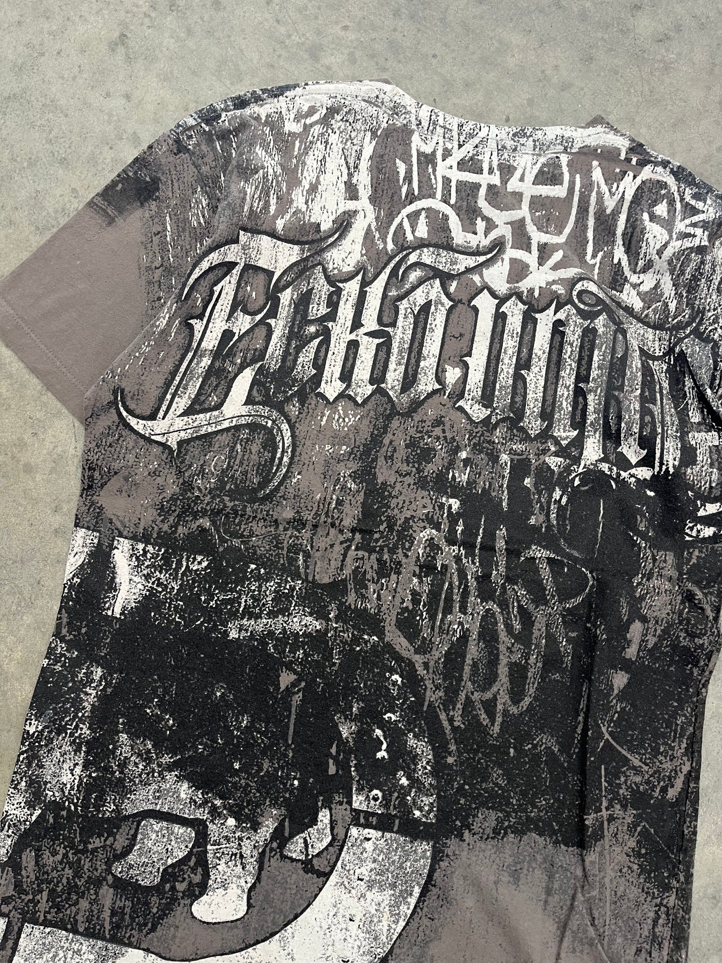 ecko unltd double sided graphic tee - M
