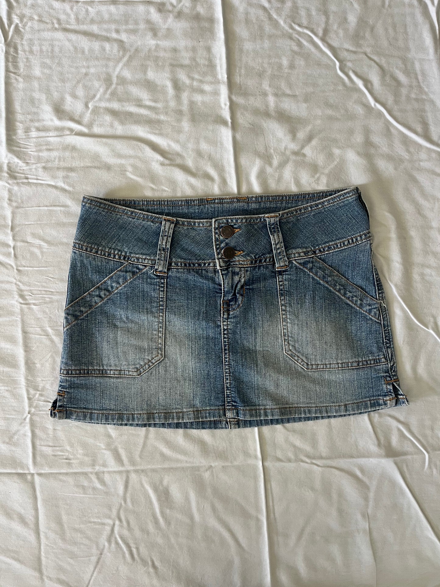 abercrombie denim mini skirt - 30