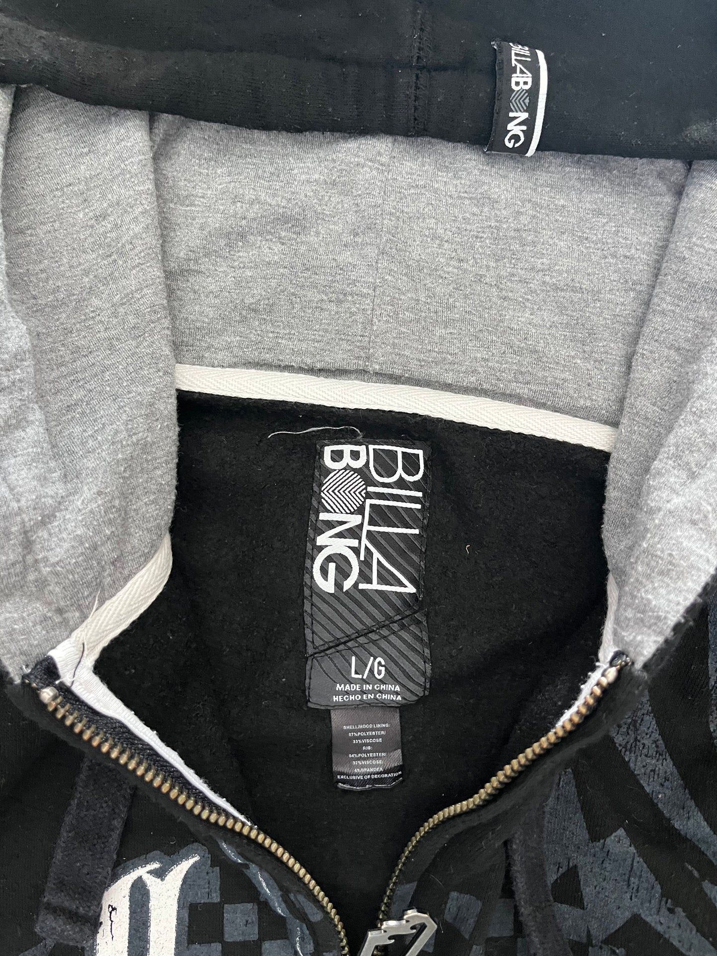 billabong hoodie - L