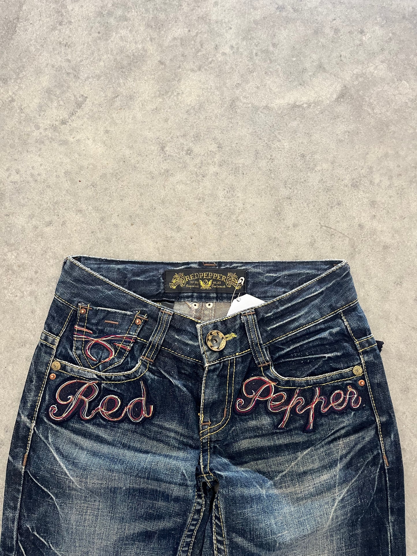 red pepper jeans