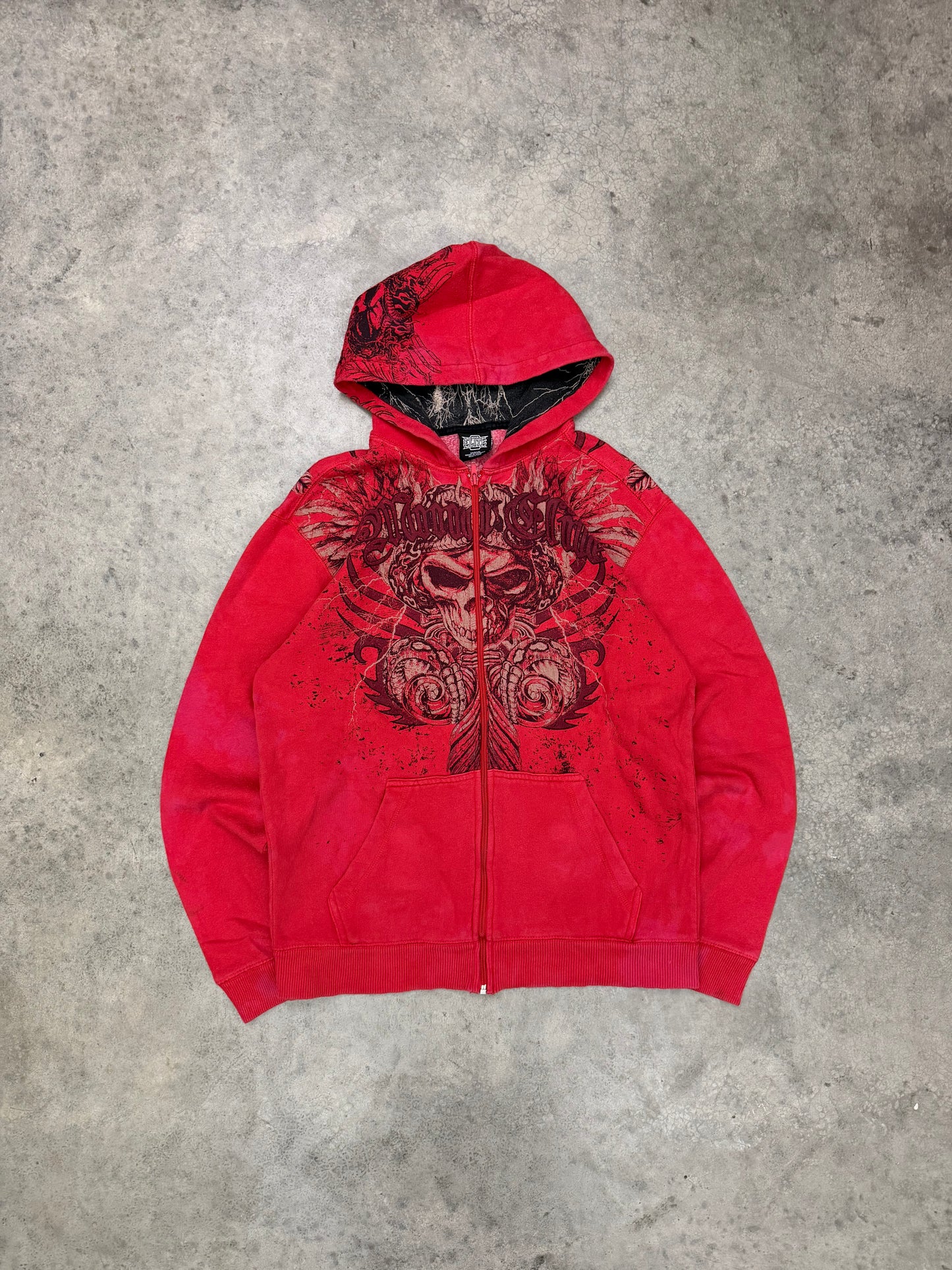 INSANE MMA elite zip up hoodie - M