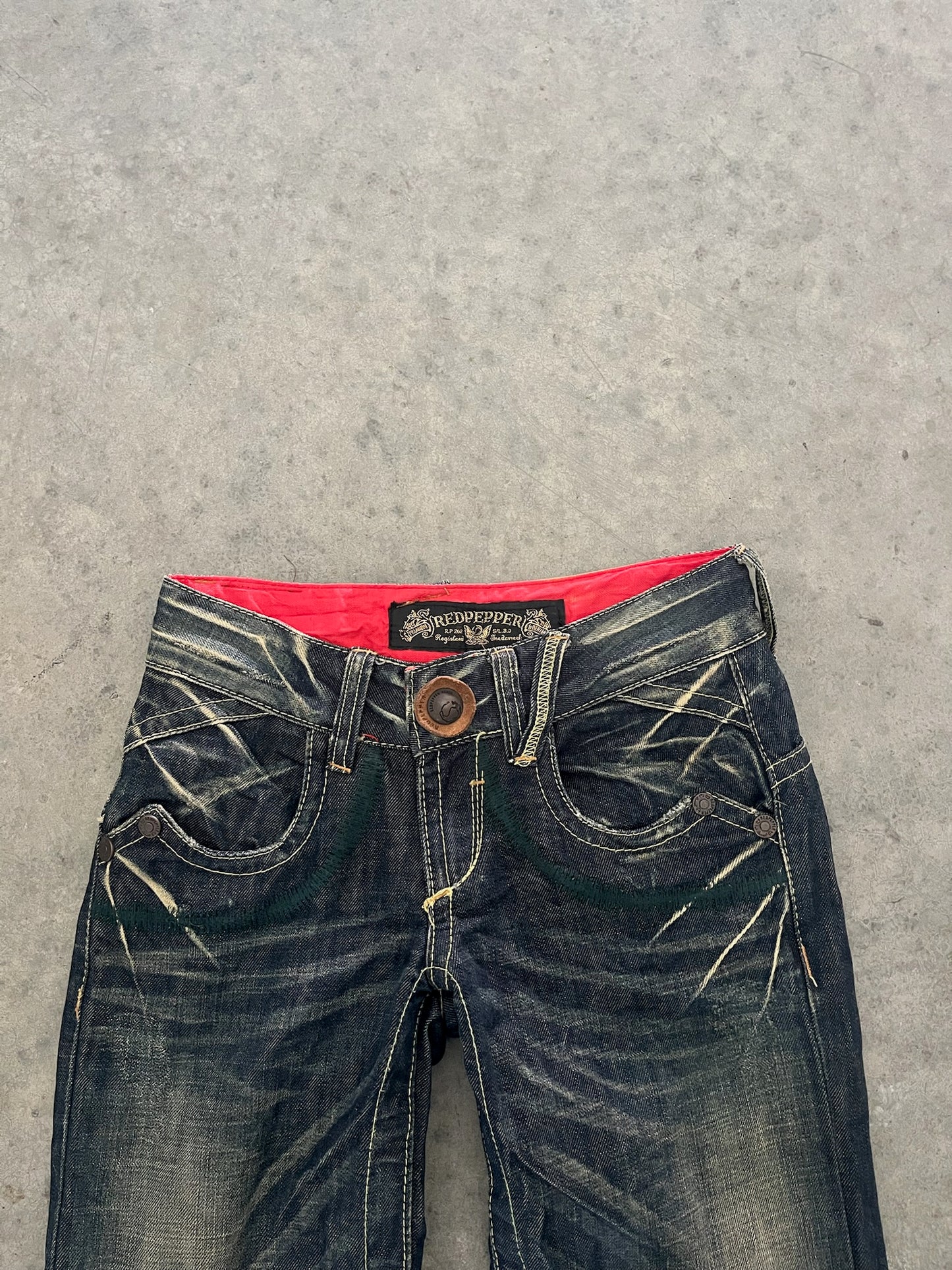 red pepper jeans