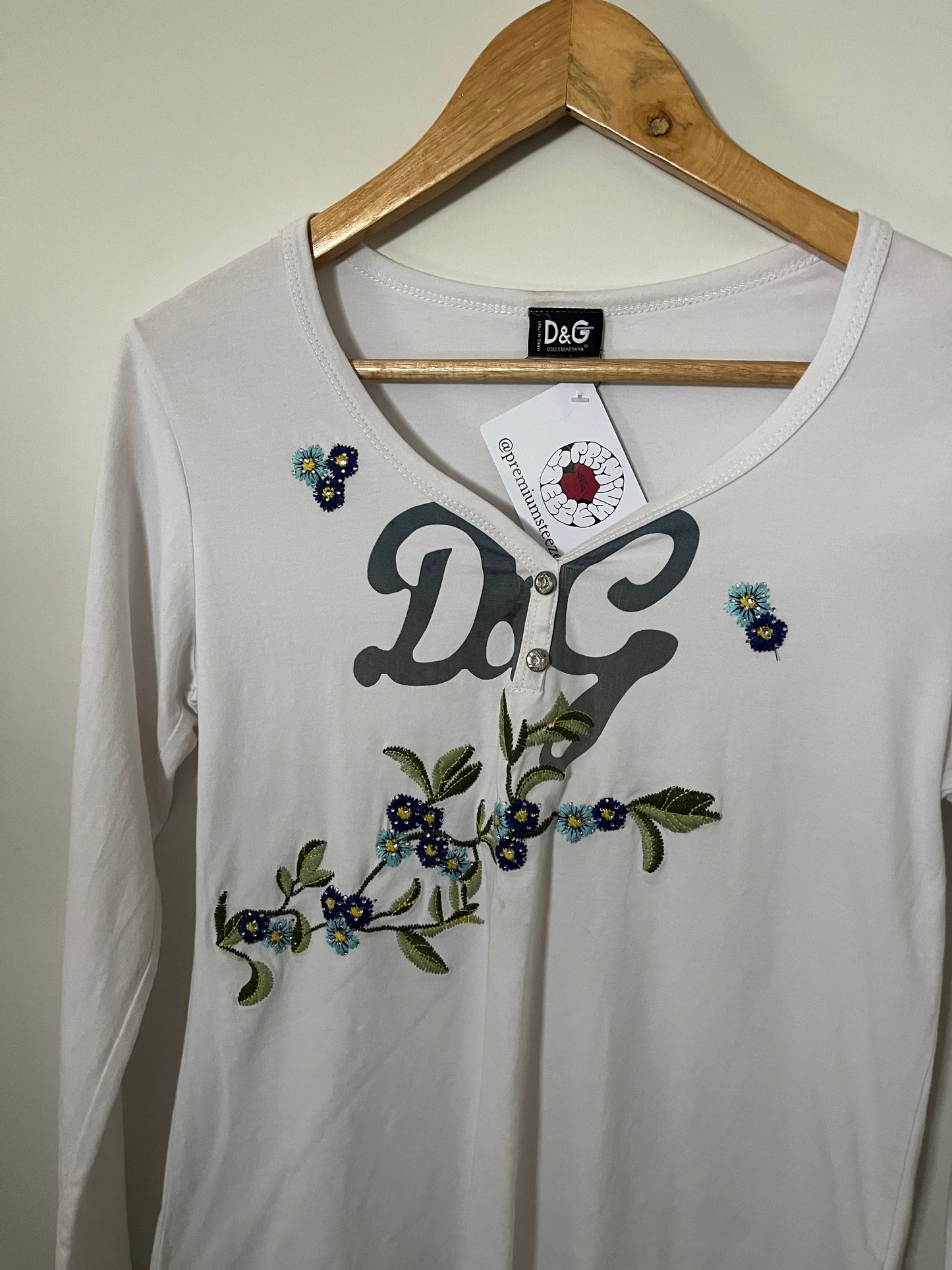 D&G embroidered long sleeve