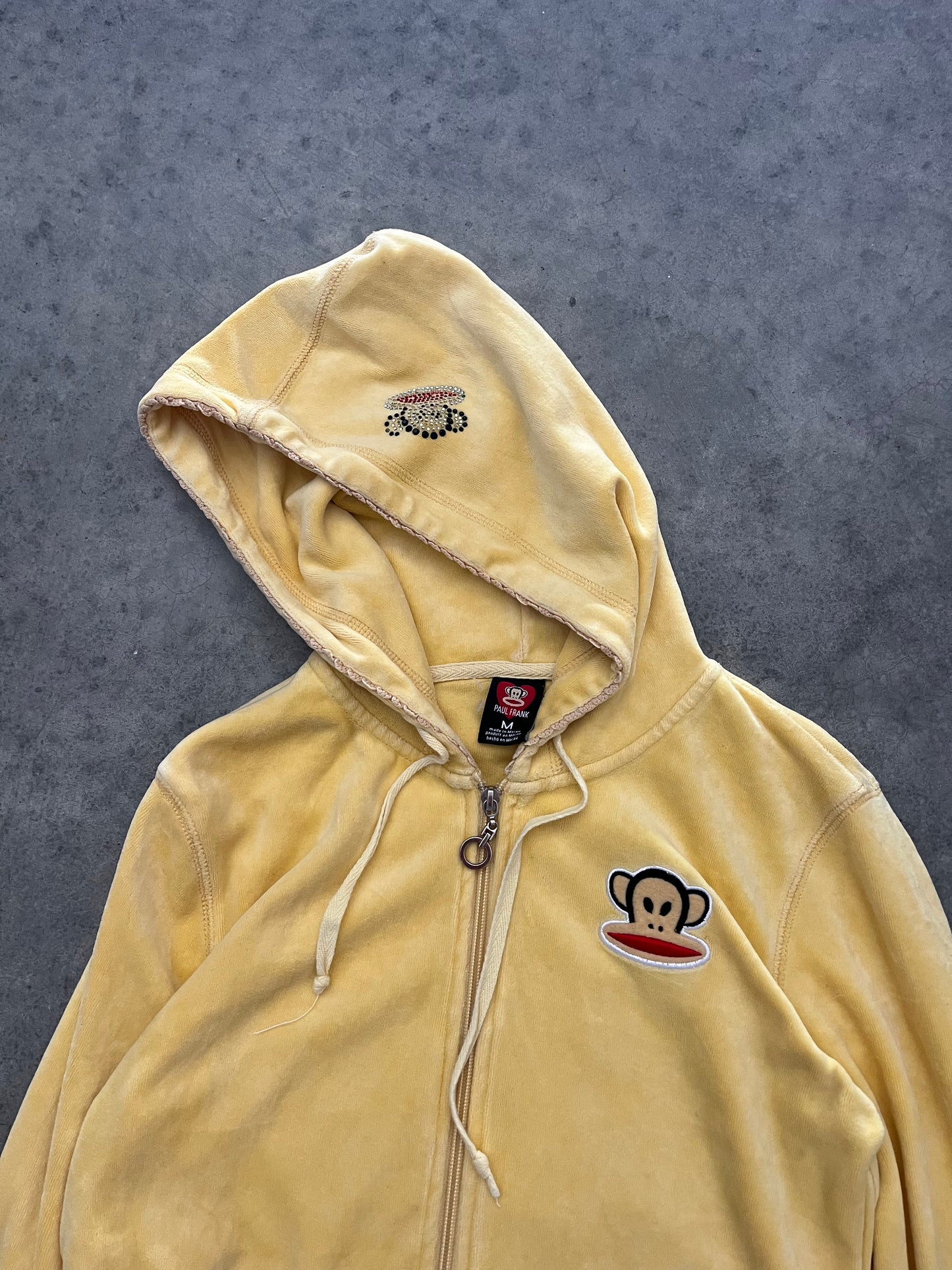 paul frank velour hoodie