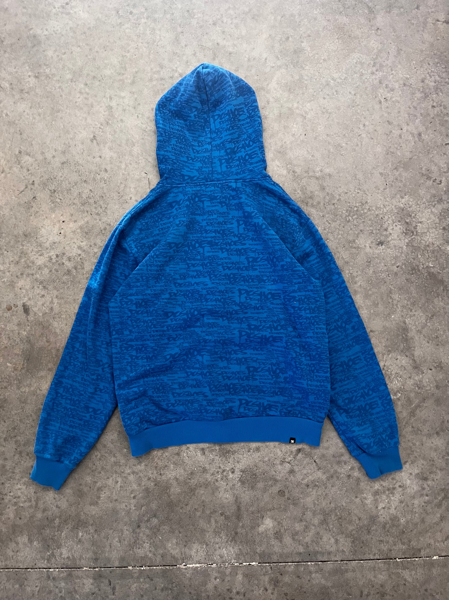 Blue aop DC hoodie