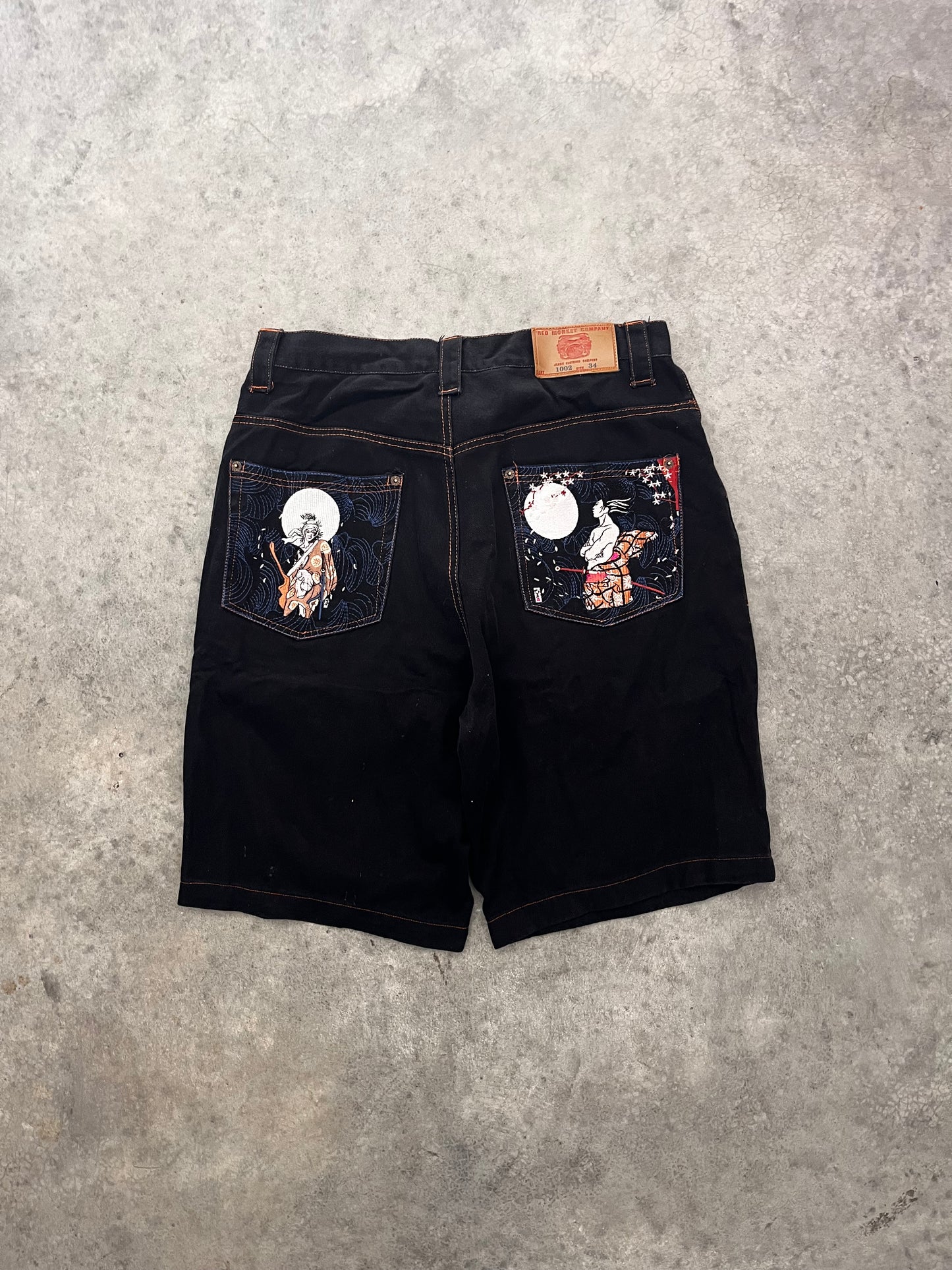 Red monkey jorts - 32