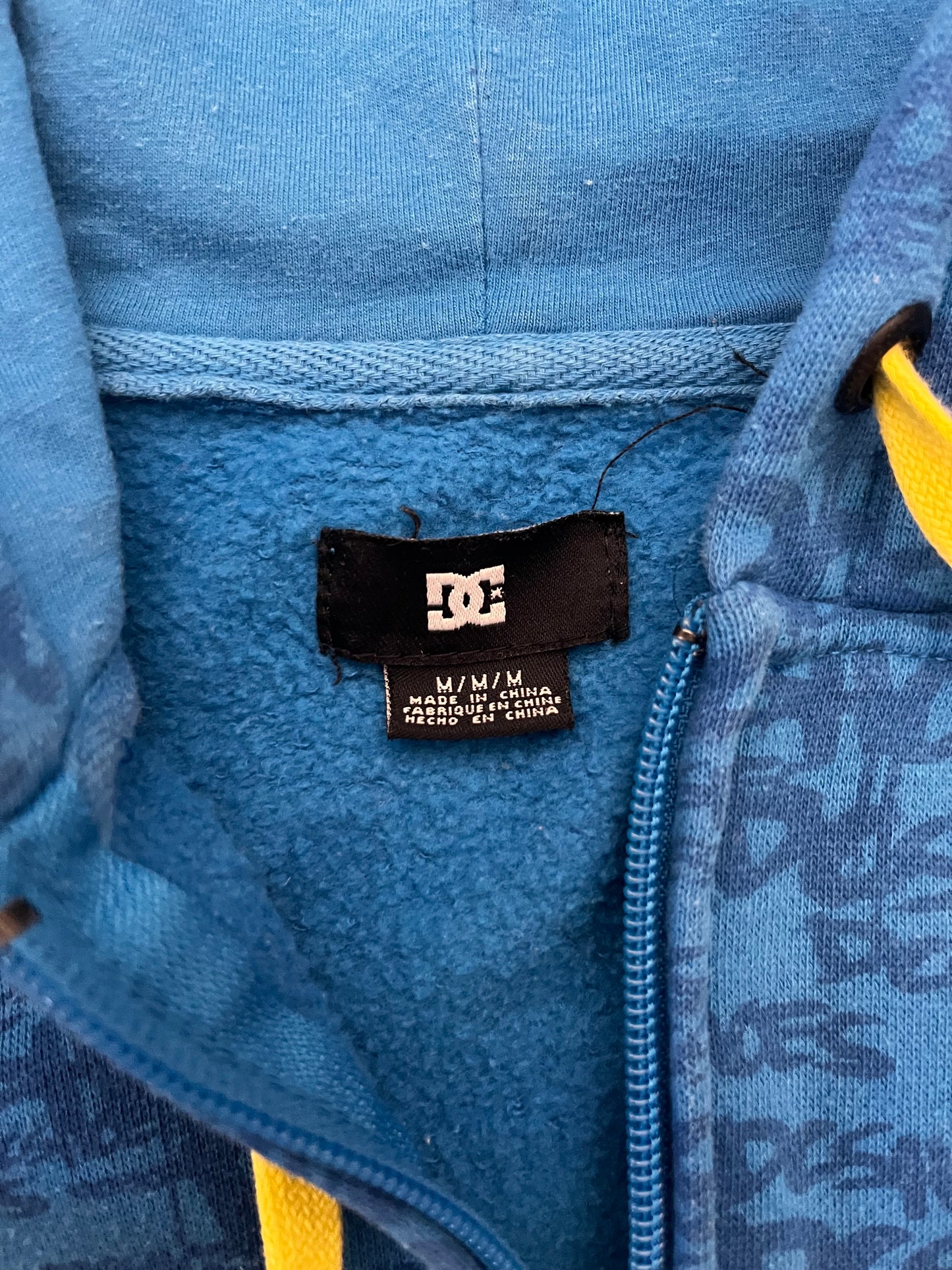 Blue aop DC hoodie