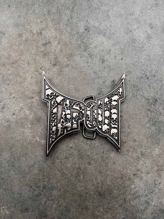 Skull tapout belt buckle