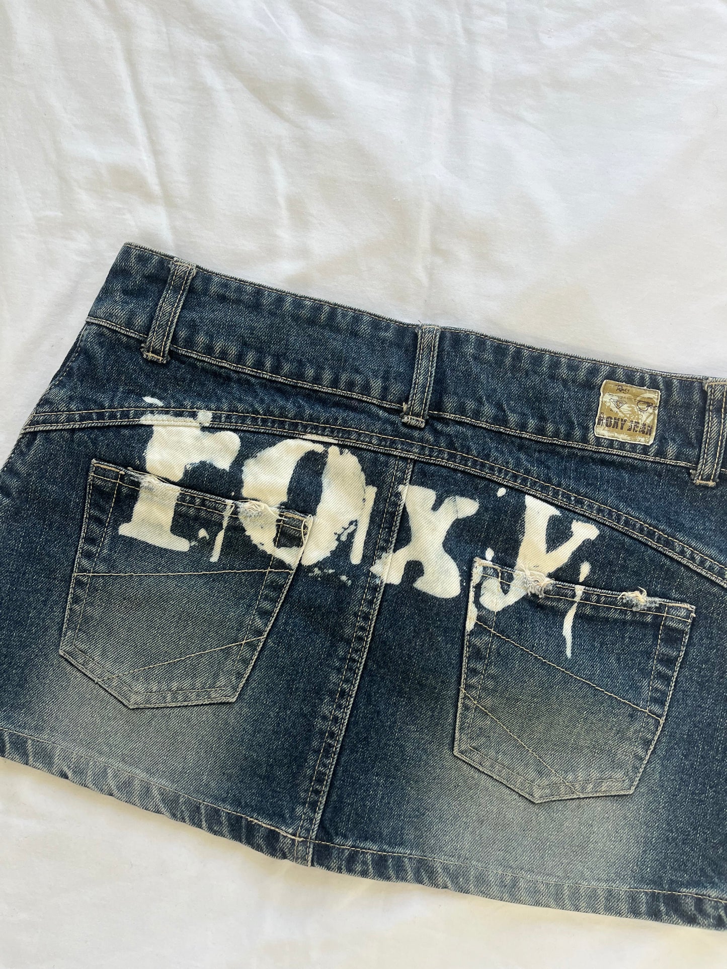 roxy denim mini skirt - 30