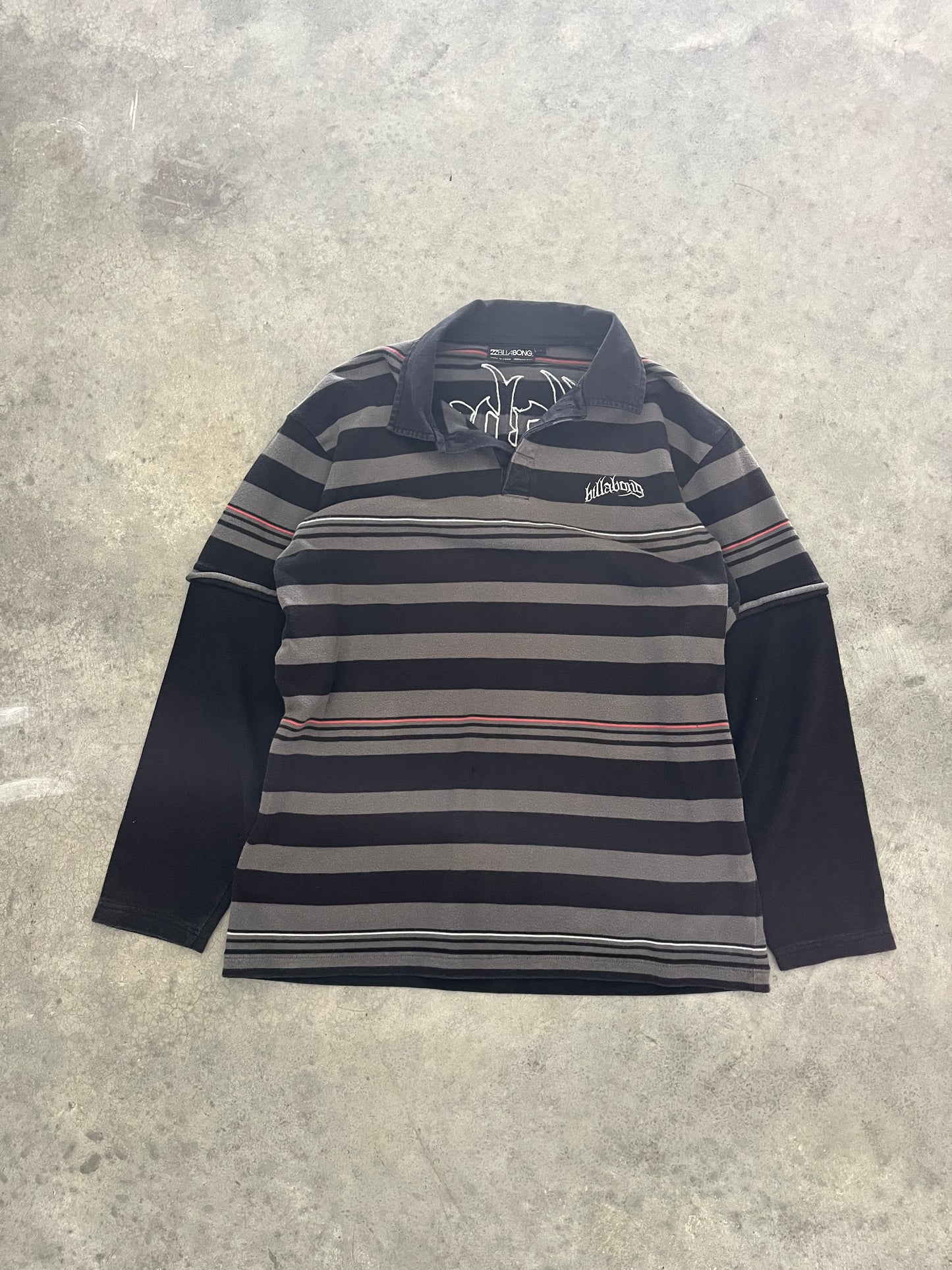 billabong polo long sleeve