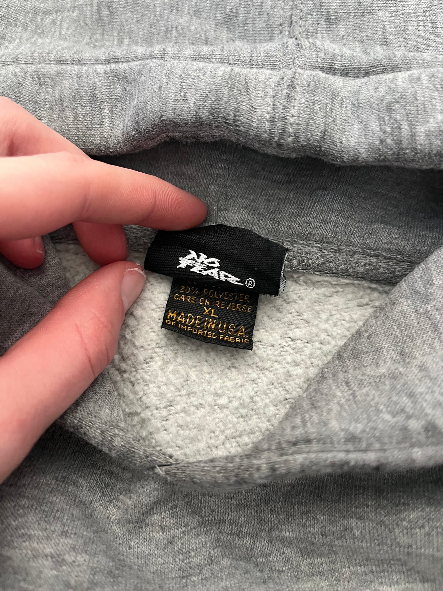No fear hoodie - XL