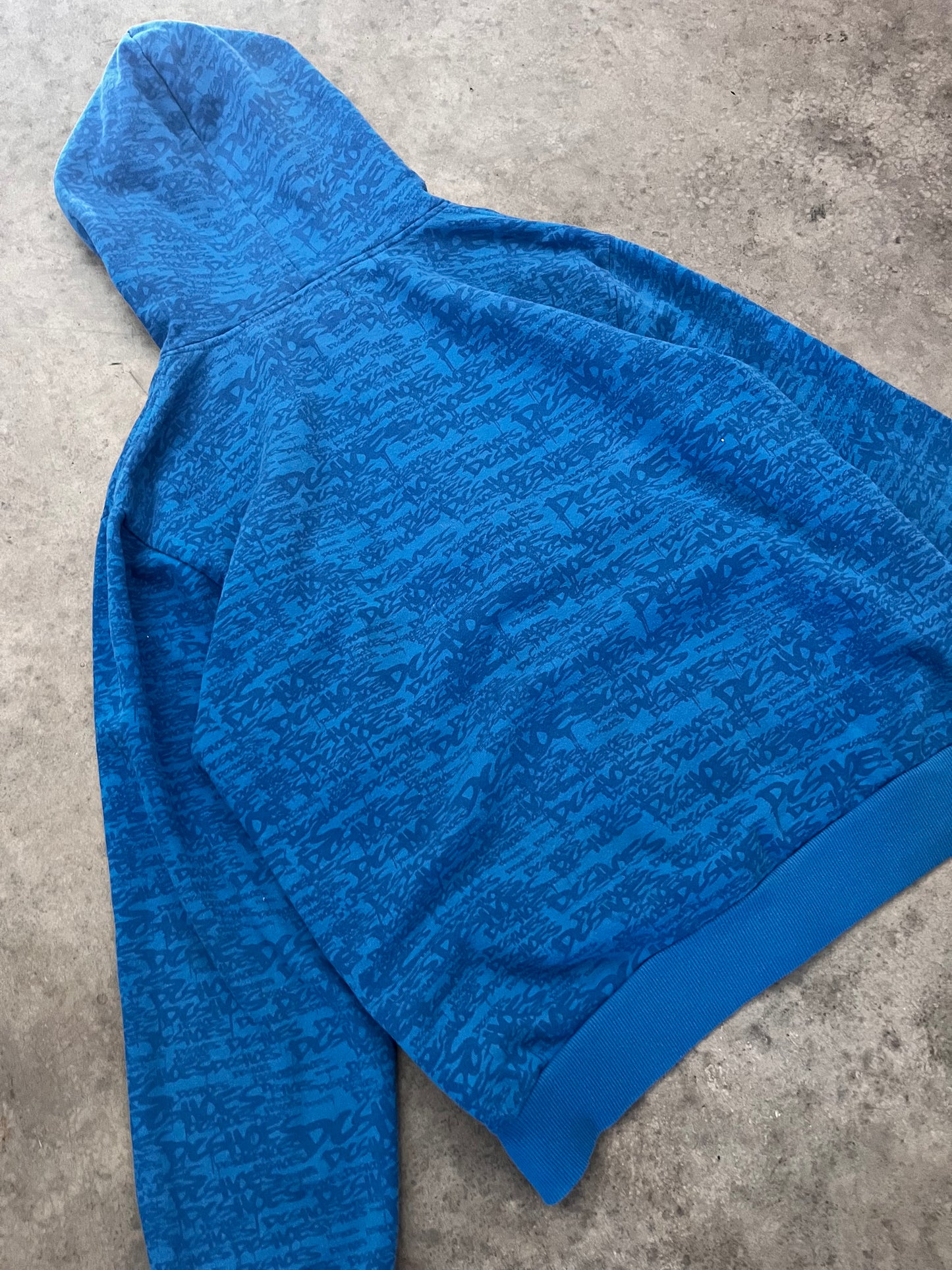 Blue aop DC hoodie