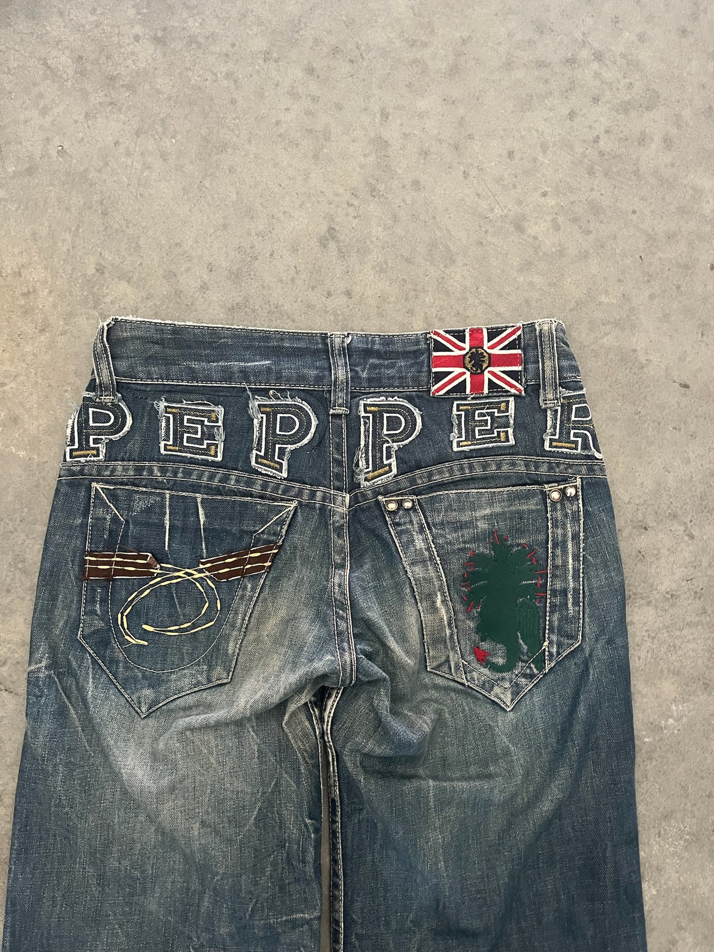 red pepper jeans