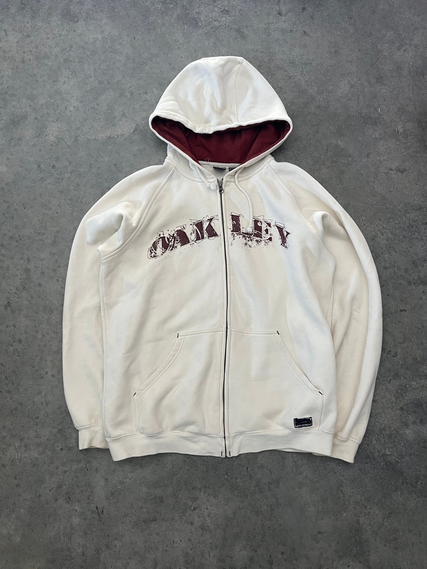 oakley zipup hoodie - M