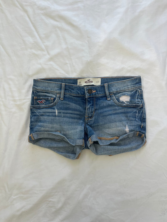 hollister denim mini shorts - 27