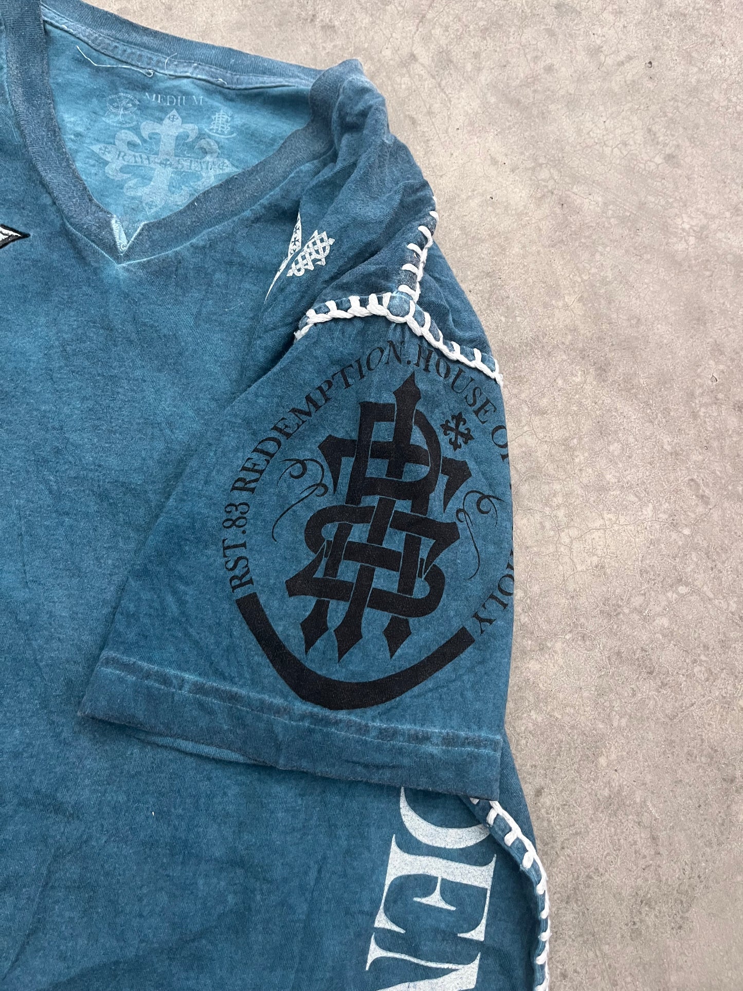 sick raw state tee - M